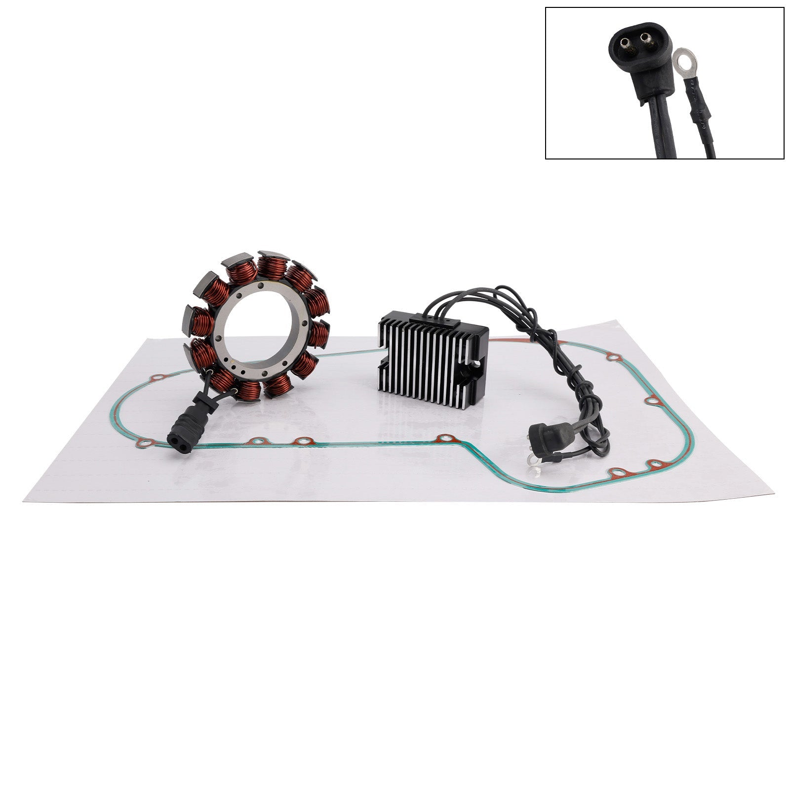 1991-1992 for Sport Glide 35A Stator Regulator Rectifier Gasket 29970-88