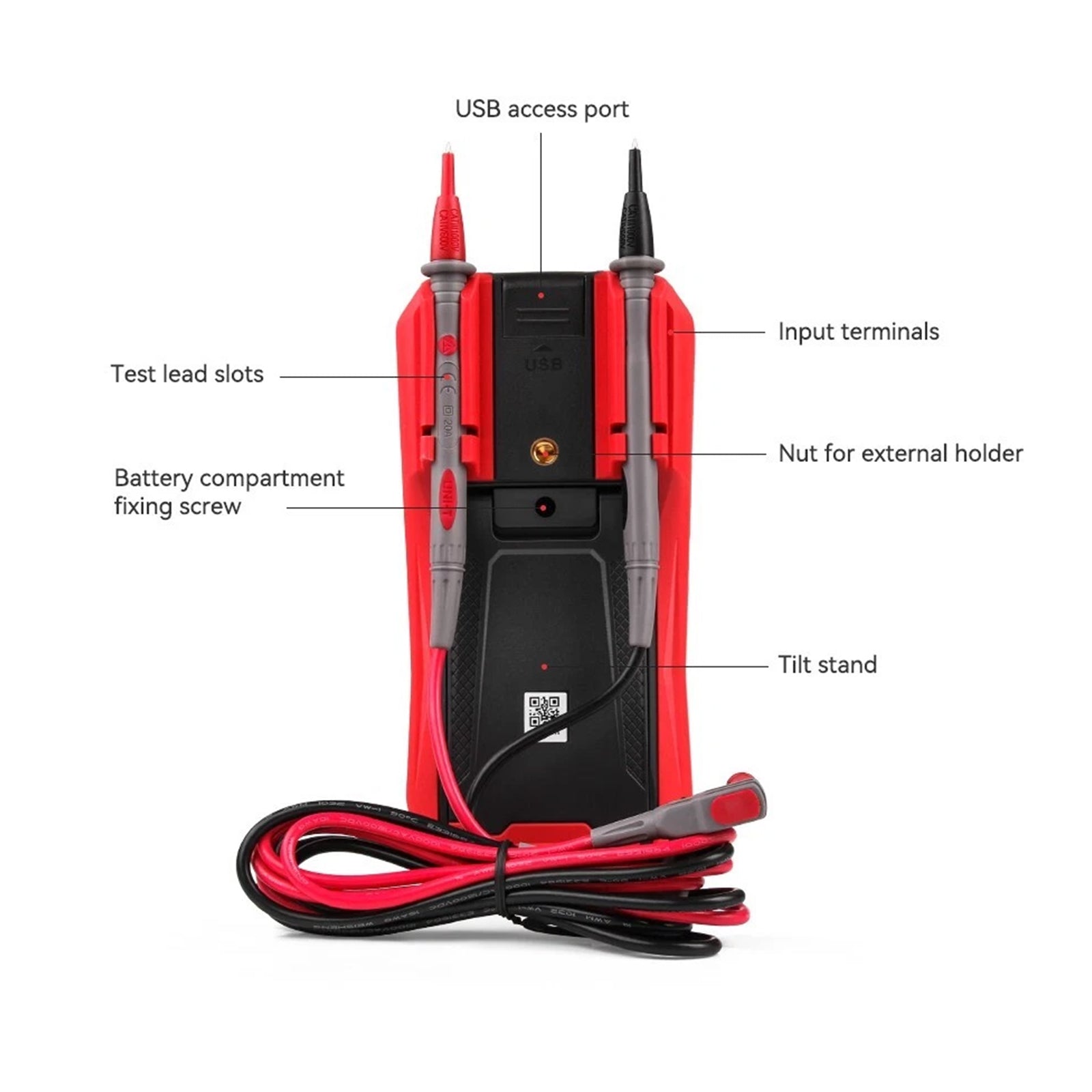 UT61B+ Digital Multimeter AC/DC Voltage Current Resistance Capacitance Tester