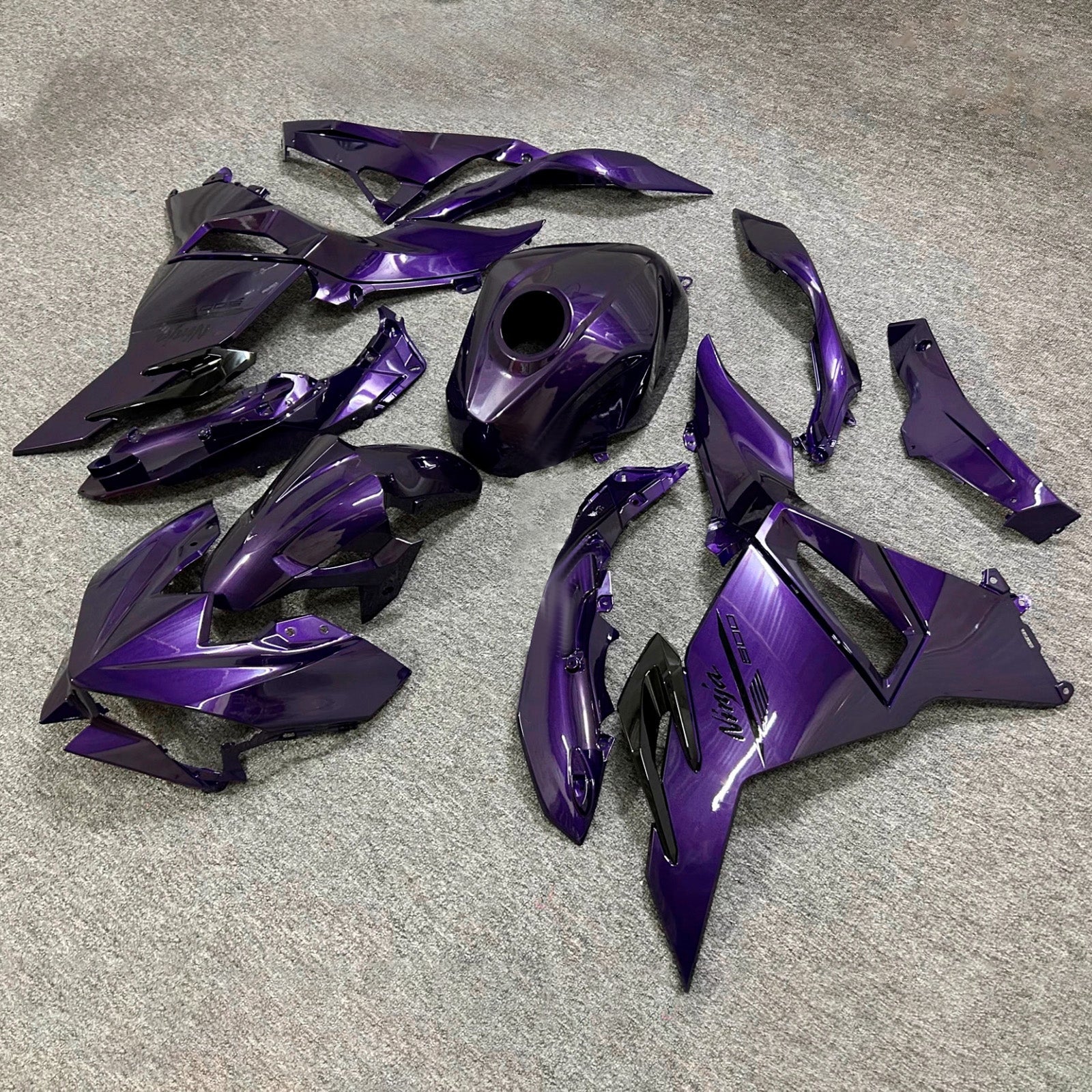 Injection Fairing Kit Bodywork ABS fit For Kawasaki Ninja 500 2024-2025