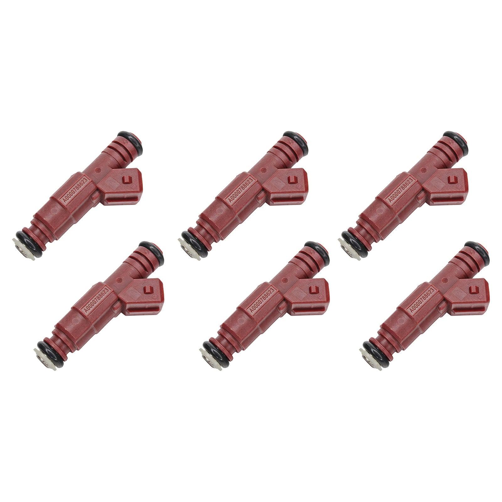 1994-1997 For Mercedes-Benz SL320 3.2 6Pcs Fuel Injector 0280155757 A0000788623