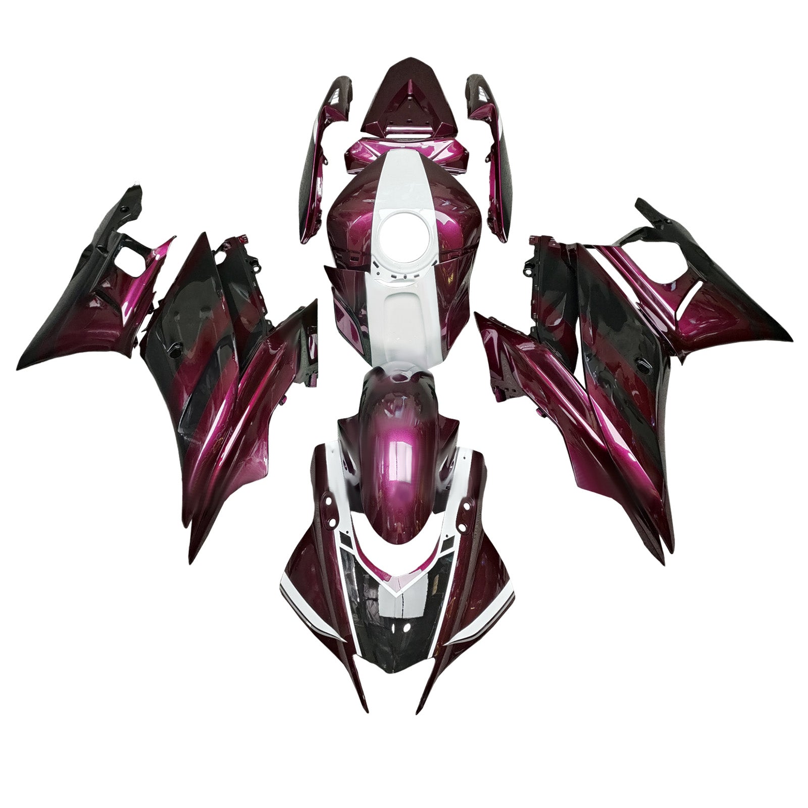 Injection Fairing Kit Bodywork Plastic ABS fit For Yamaha YZF R3 R25 2022-2024