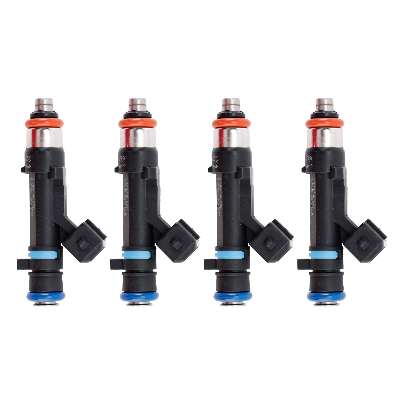 4Pcs Fuel Injector For Dacia Sandero Dokker Logan Renault Kangoo 0280158034
