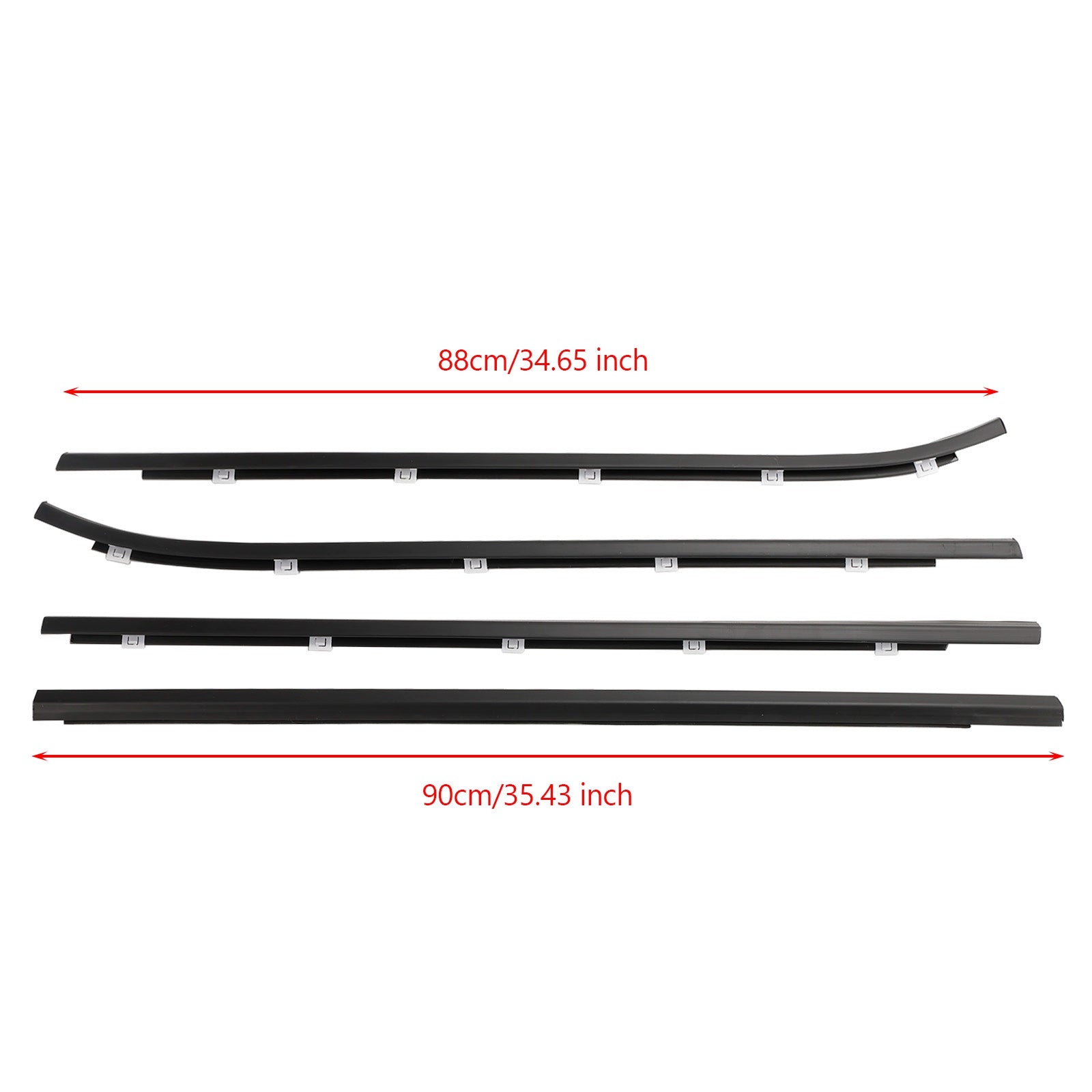 2008-2011 Hyundai i30 4pcs Outside Door Weatherstrip Belt 822102L000