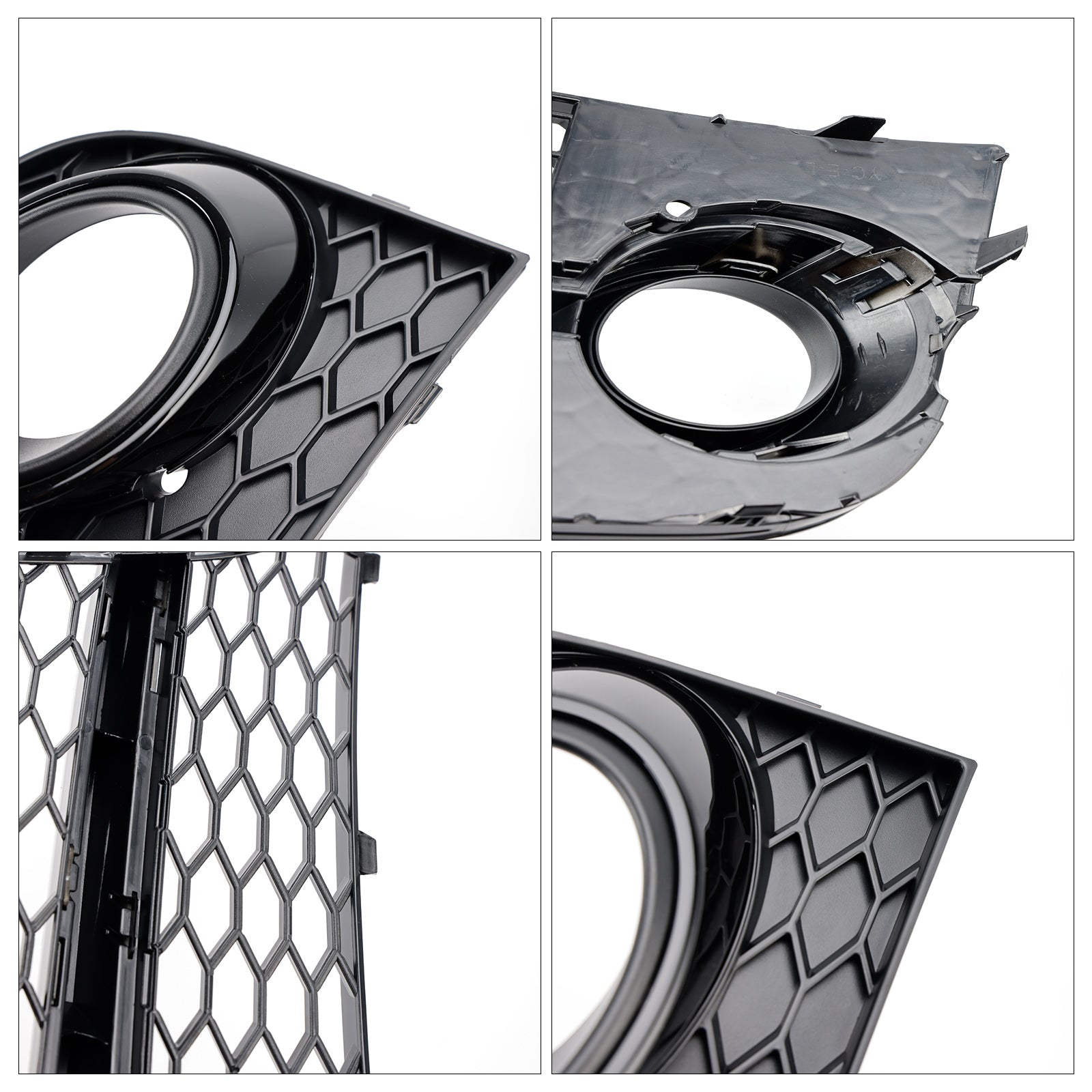 Audi TT MK2 S-Line TTS 2011-2014 Honeycomb Front Bumper Fog Light Grille