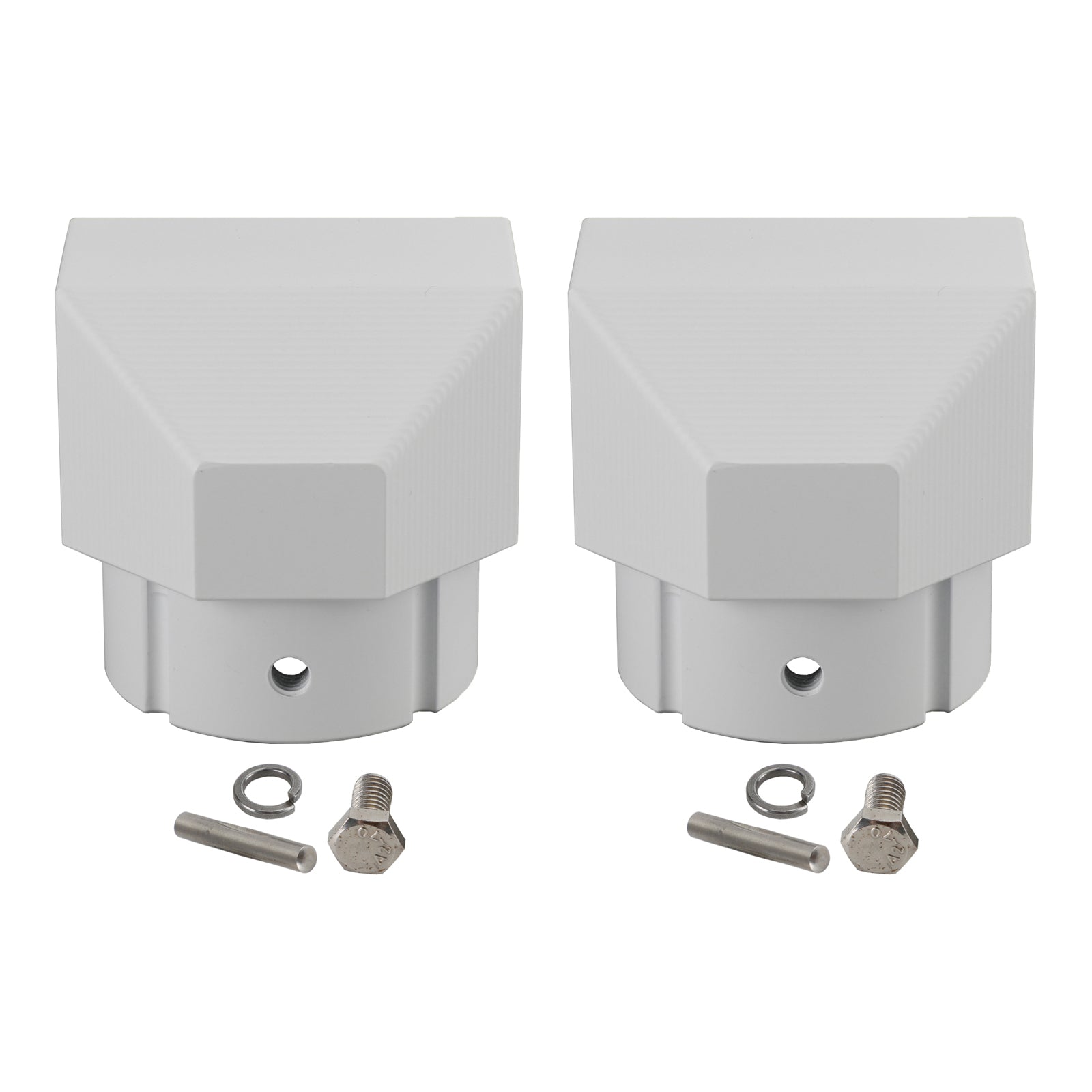 2PCS Alminum Replacement Part End Plug Solid For Dometic SUNCHASER II Awning