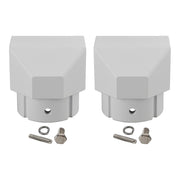 2PCS Alminum Replacement Part End Plug Solid For Dometic SUNCHASER II Awning
