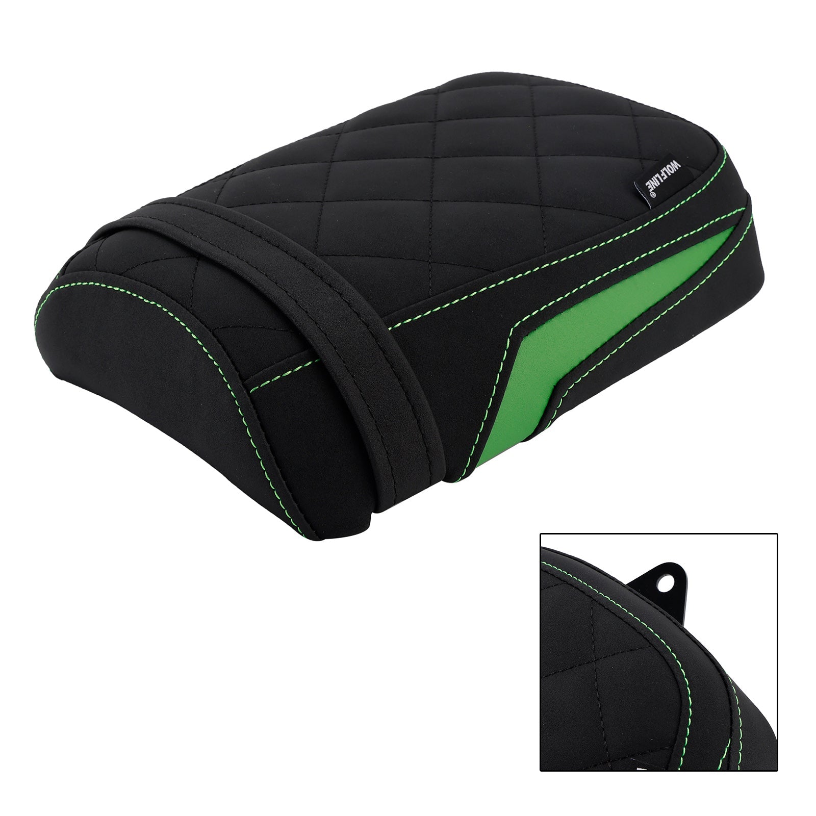 2024-2025 Kawasaki Eliminator 500 Rear Seat Passenger Cushion Flat Pu Black