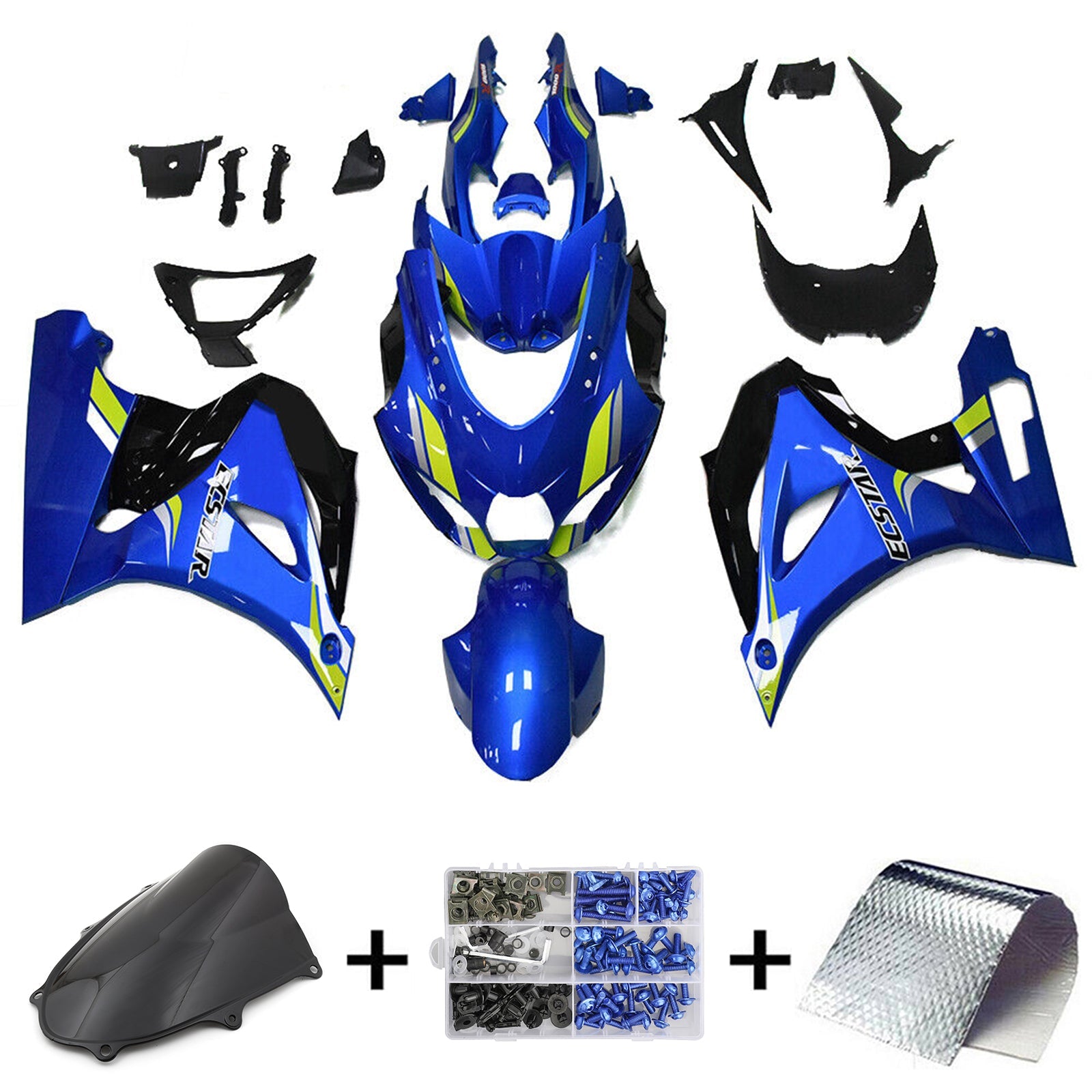 2017-2025 Suzuki GSXR1000 K17 Injection Fairing Kit Bodywork Plastic ABS #101