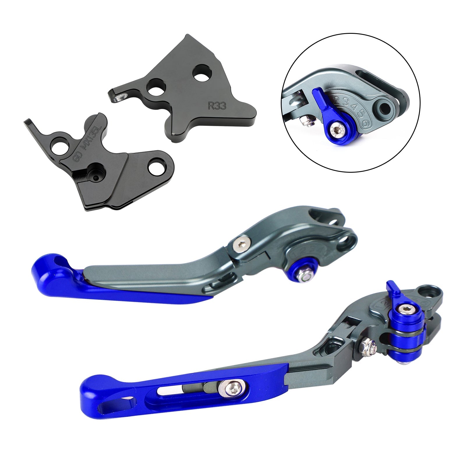 2005-2014 YAMAHA YBR125 Adjustable Clutch Brake Lever