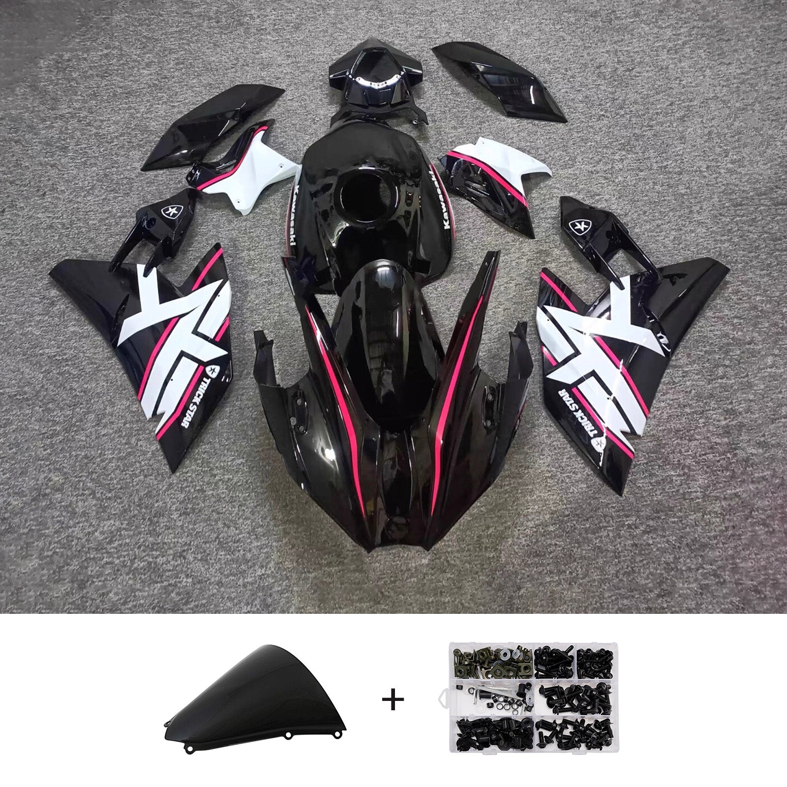 Injection Fairing Kit Bodywork ABS fit For Kawasaki Ninja H2 2015-2025