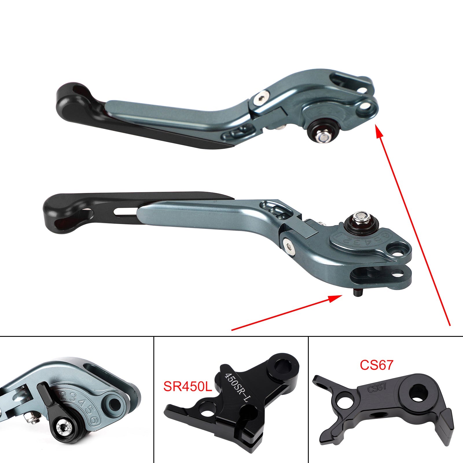 Adjustable Clutch Brake Lever fit for VOGE DS900X 900DSX 2024-2026