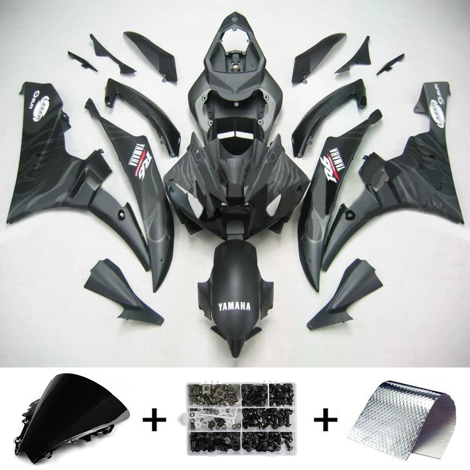 2006-2007 Yamaha YZF 600 R6 Fairing Kit Generic