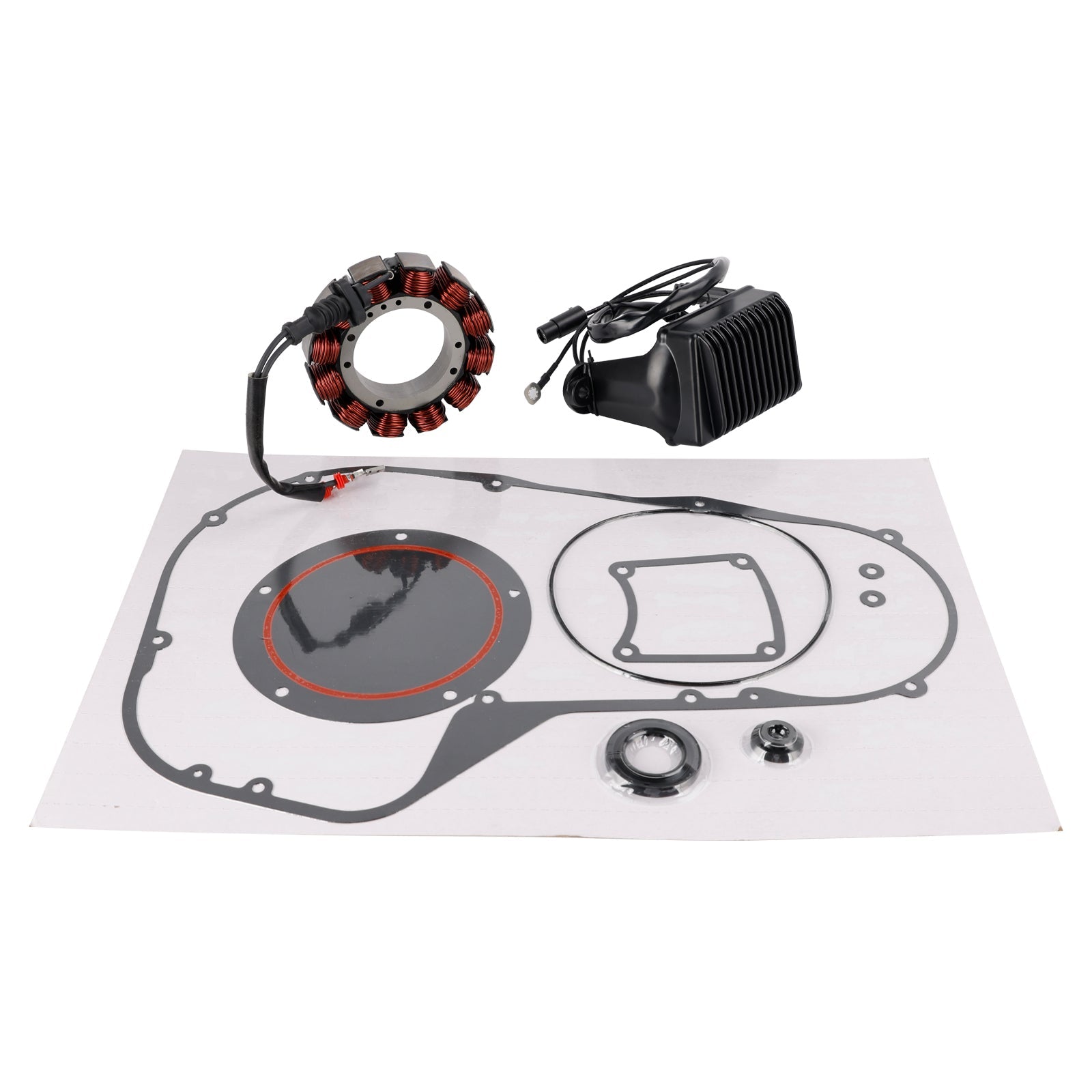 2004-2005 Road King Custom FLHRSI Stator & Regulator Rectifier Primary Gasket Kit 2998706D 74505-06
