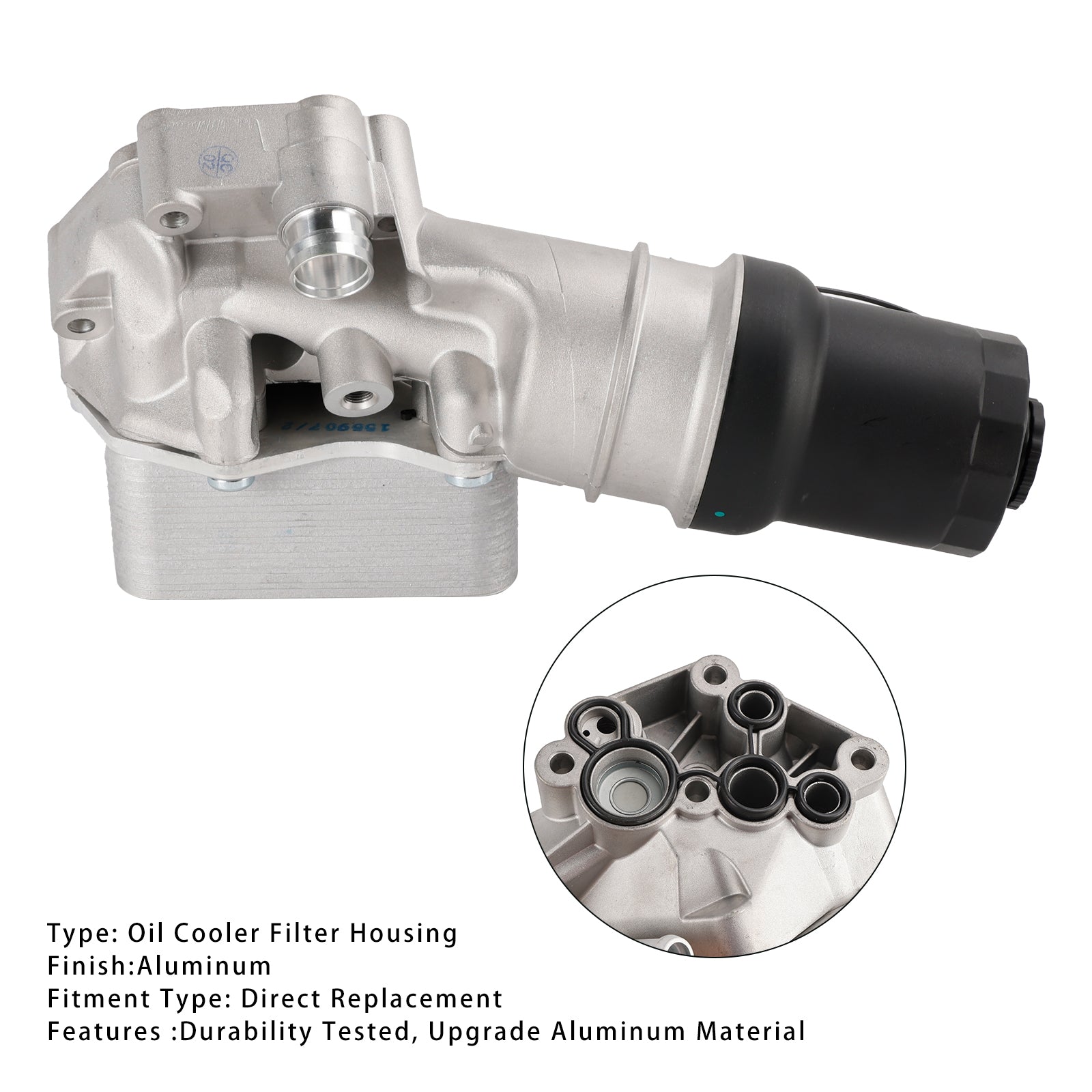 2012-2014 Volkswagen Passat 5L 5 Cylinder Upgrade Oil Cooler Filter Housing 07K115397D 07K115397A