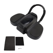 Upgraded Ab Roller with Elbow Support Auto Rebound & LCD Display – Includes Knee Pads Perfect for Home Workouts Black Timer & Core Trainer