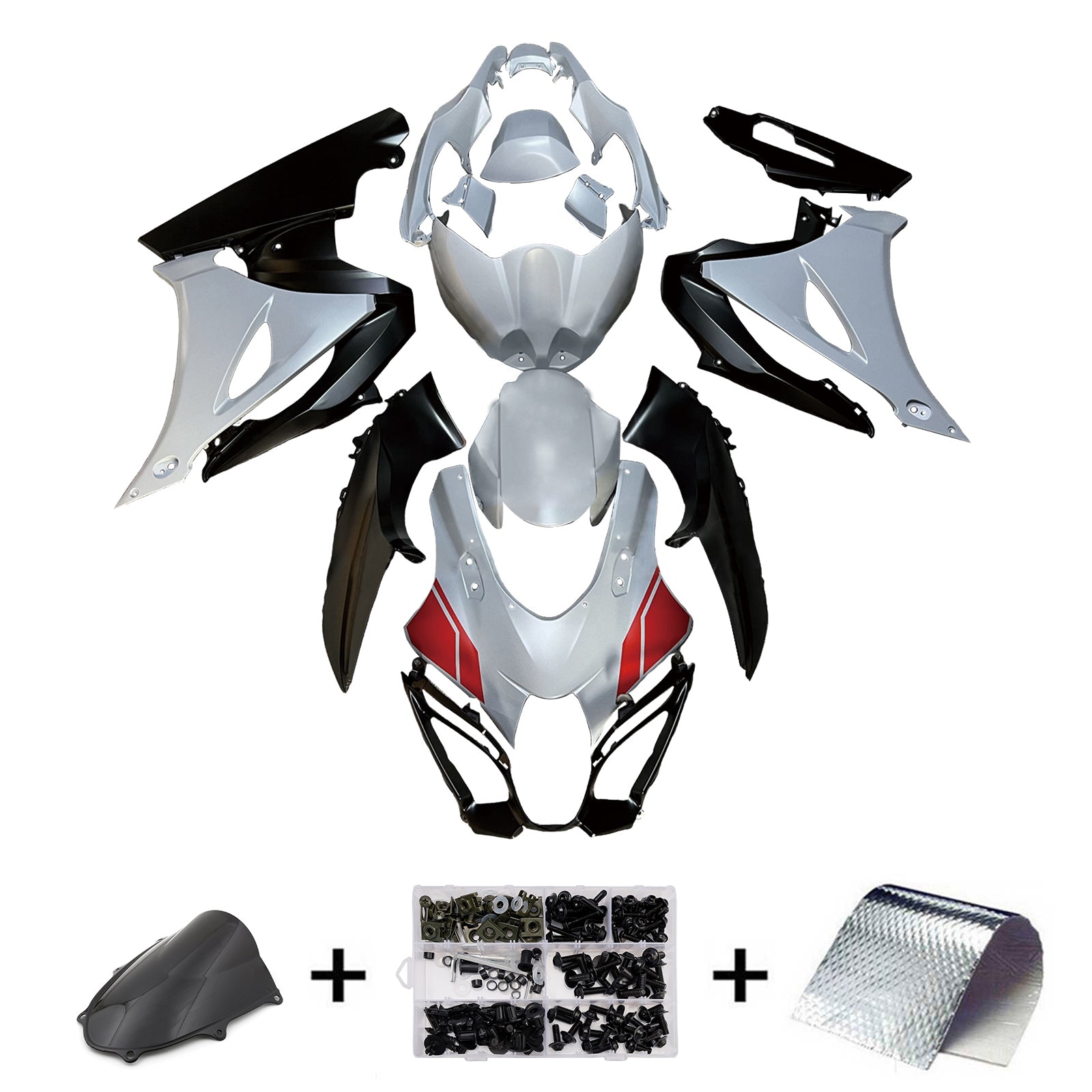 2017-2025 Suzuki GSXR1000 K17 Injection Fairing Kit Bodywork Plastic ABS #101