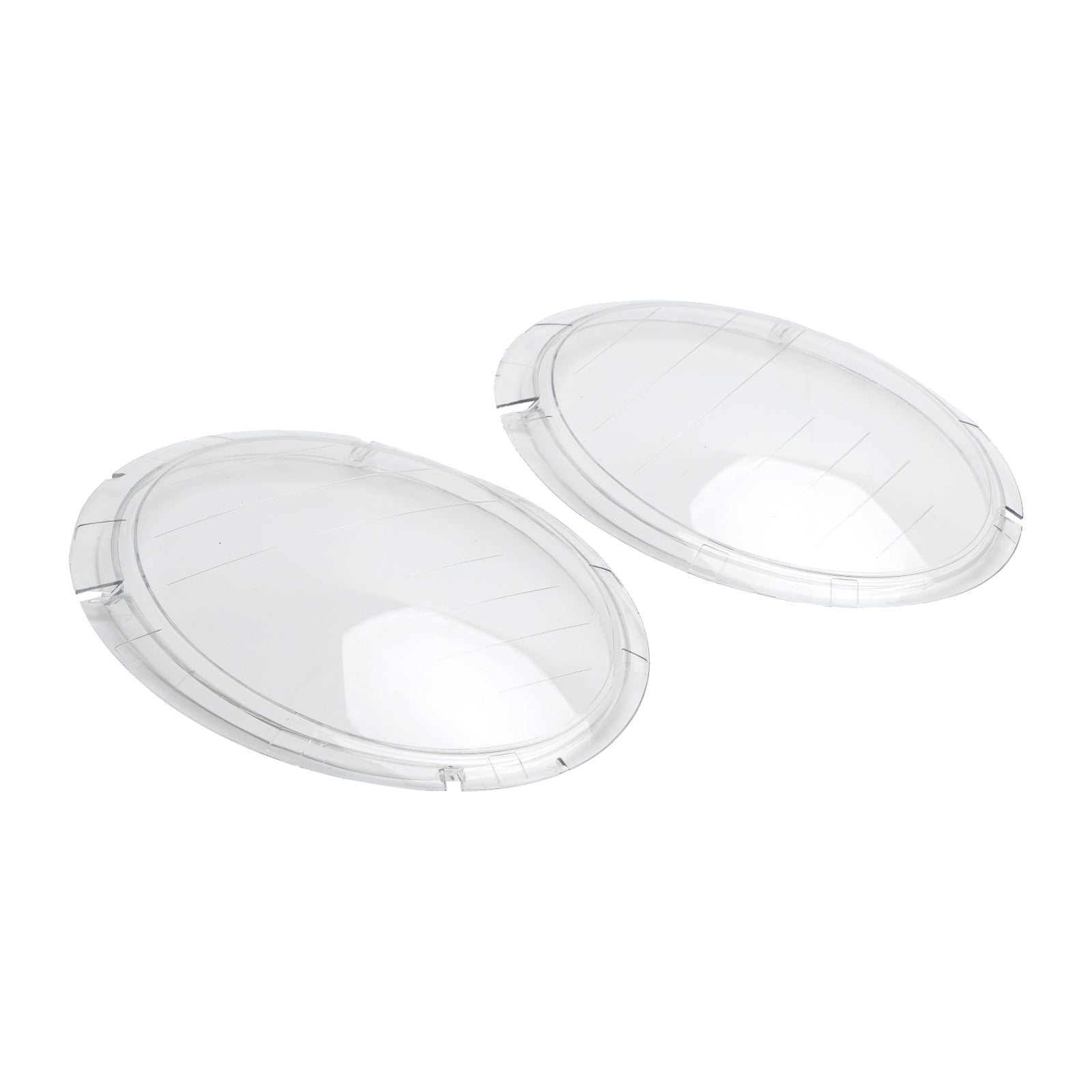 Mini Cooper R50 R53 Headlight Lens Plastic Cover Shell Left +Right 63126911701 02
