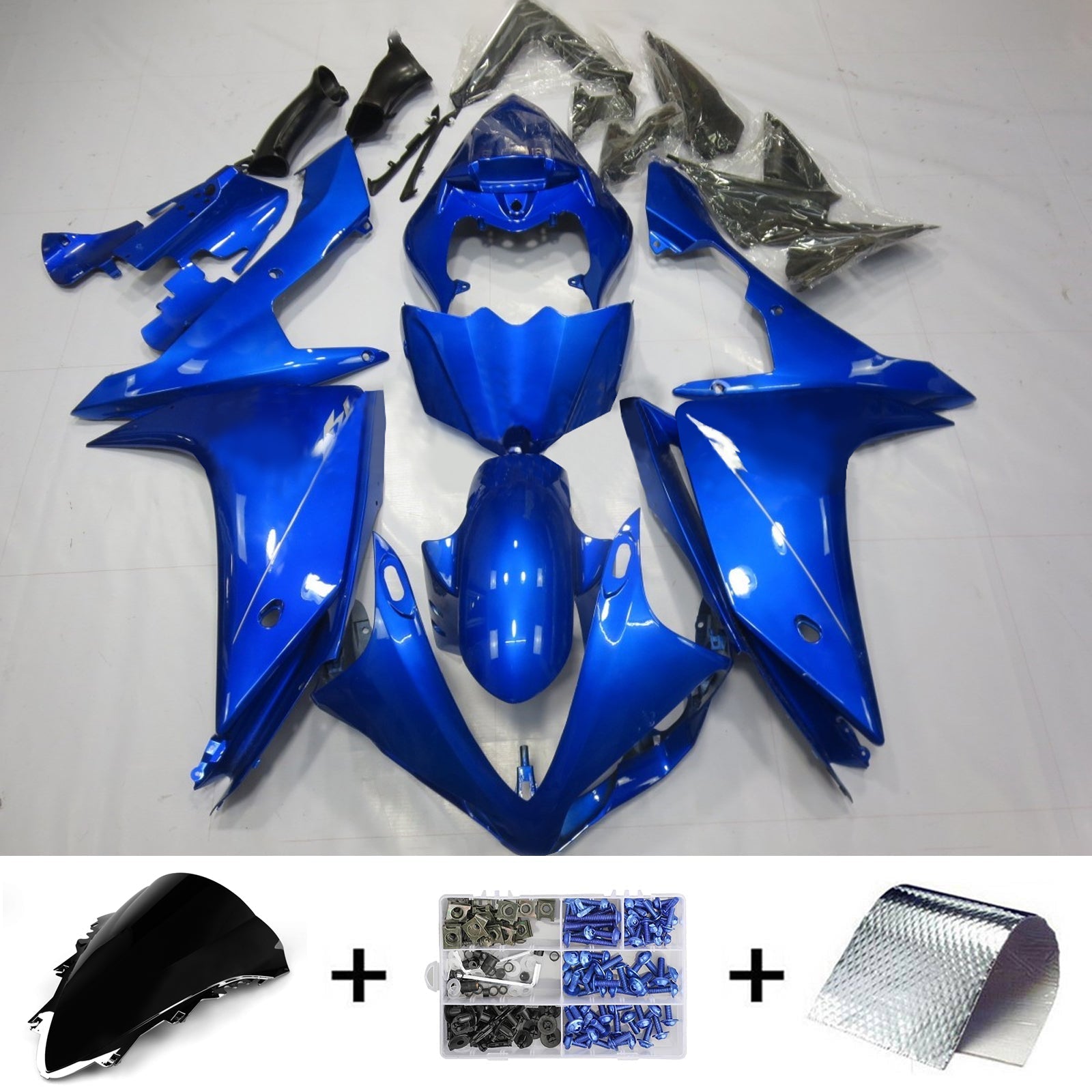 2007-2008 Yamaha YZF 1000 R1 Fairing Kit Bodywork Plastic ABS