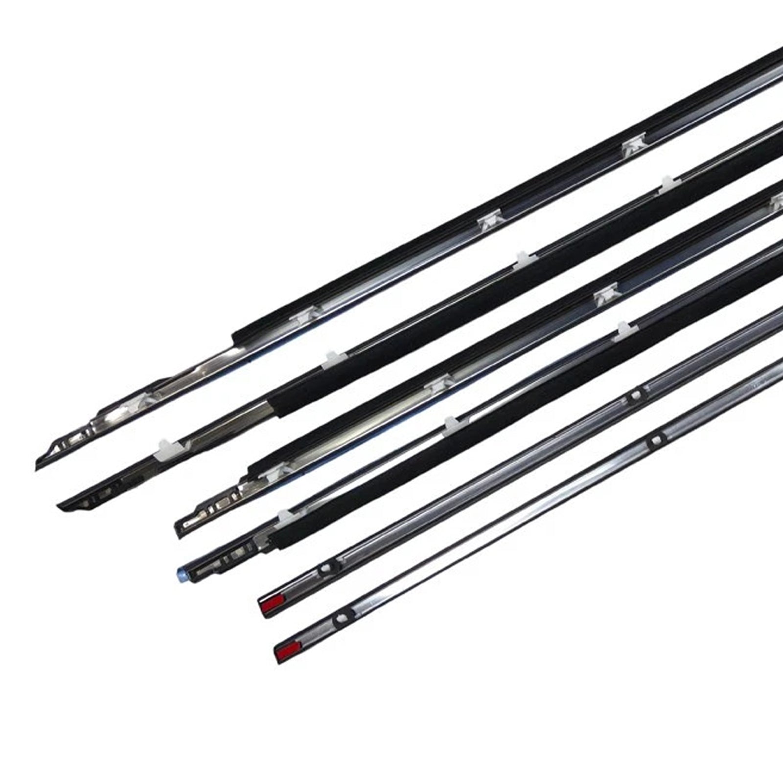 1991-1997 Toyota Land Cruiser 80 Series 6PCS Door Belt Molding 75710-60011 75720-60011