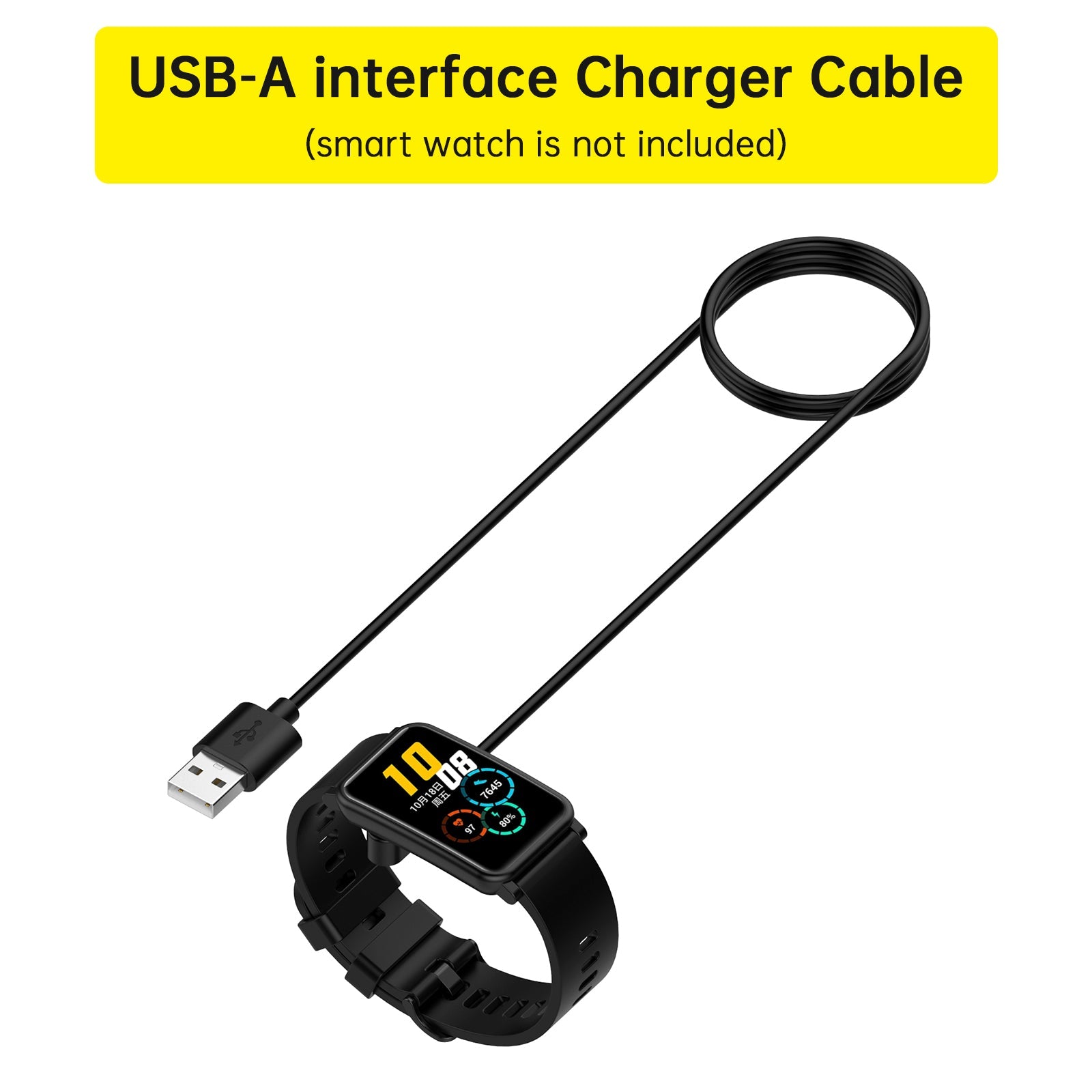 Portable Replacement Charging Cable For Watch Fit3/2/SE/mini Band 10/9/8