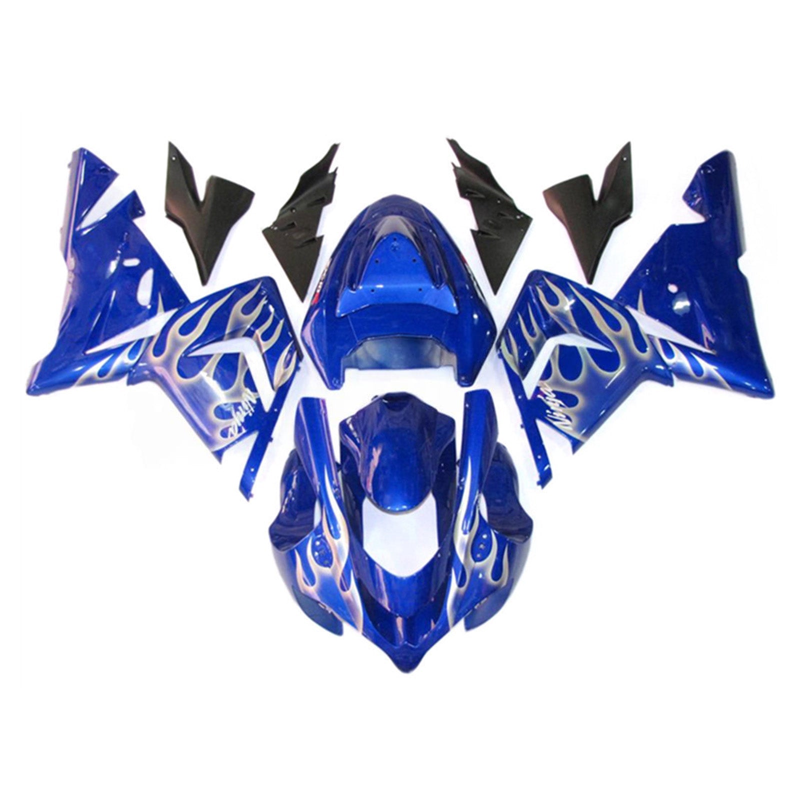 Injection Fairing Kit Bodywork Plastic ABS fit For Kawasaki ZX10R 2004-2005