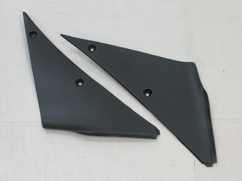 2005-2006 Kawasaki ZX6R 636 Fairings Black White West ZX6R Racing Generic