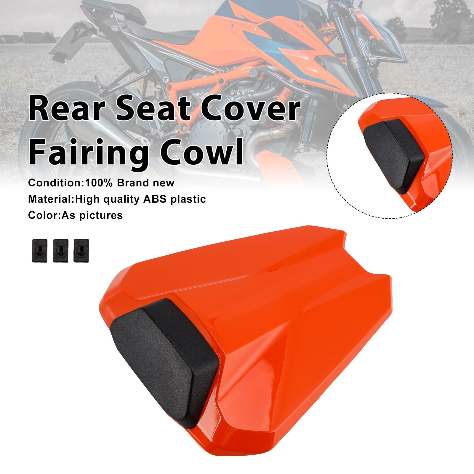 2020-2023 For 1290 Super Duke R Rear Pillion Seat Cover Fairing Cowl