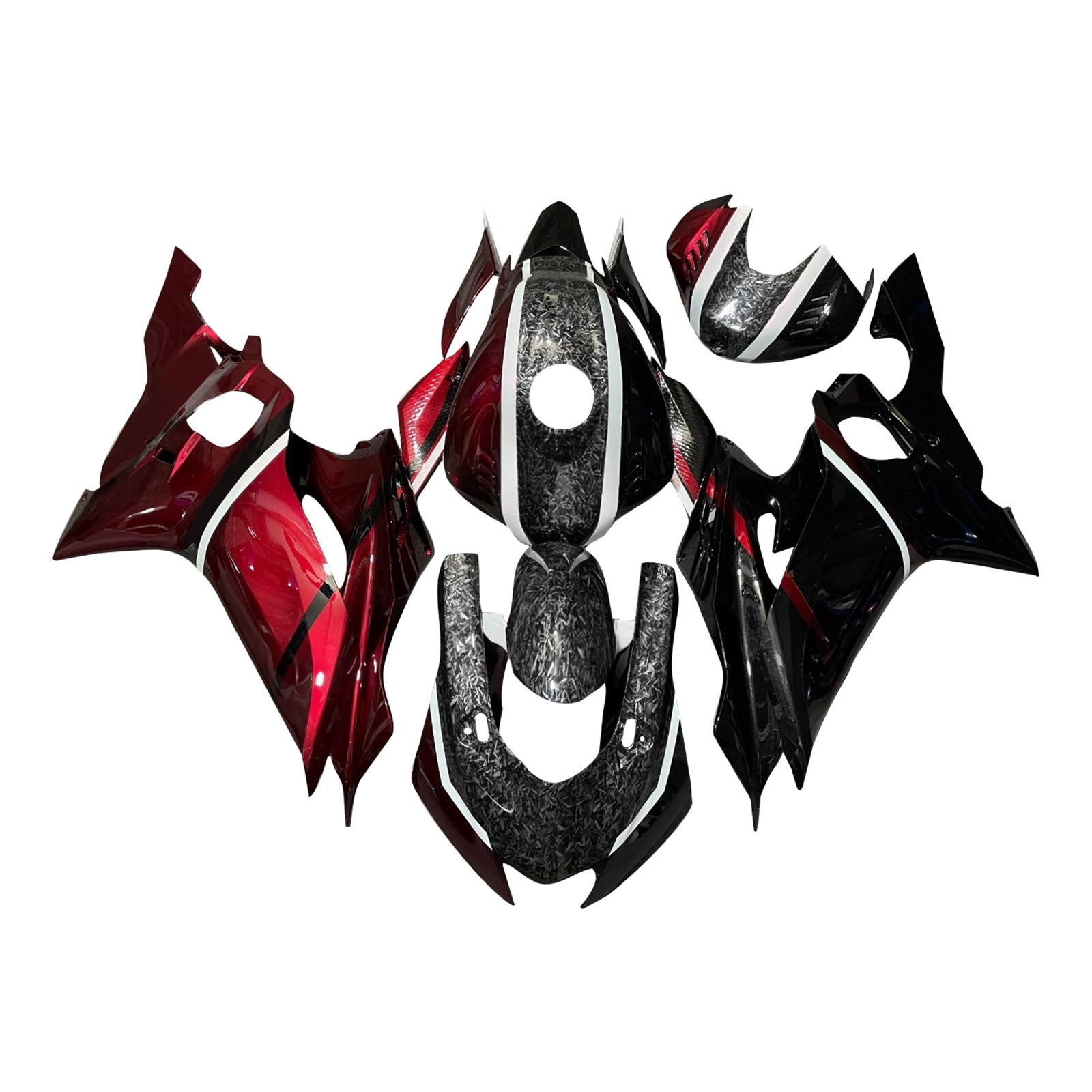 Injection Fairing Kit Bodywork Plastic ABS fit For Yamaha YZF-R6 2017-2023