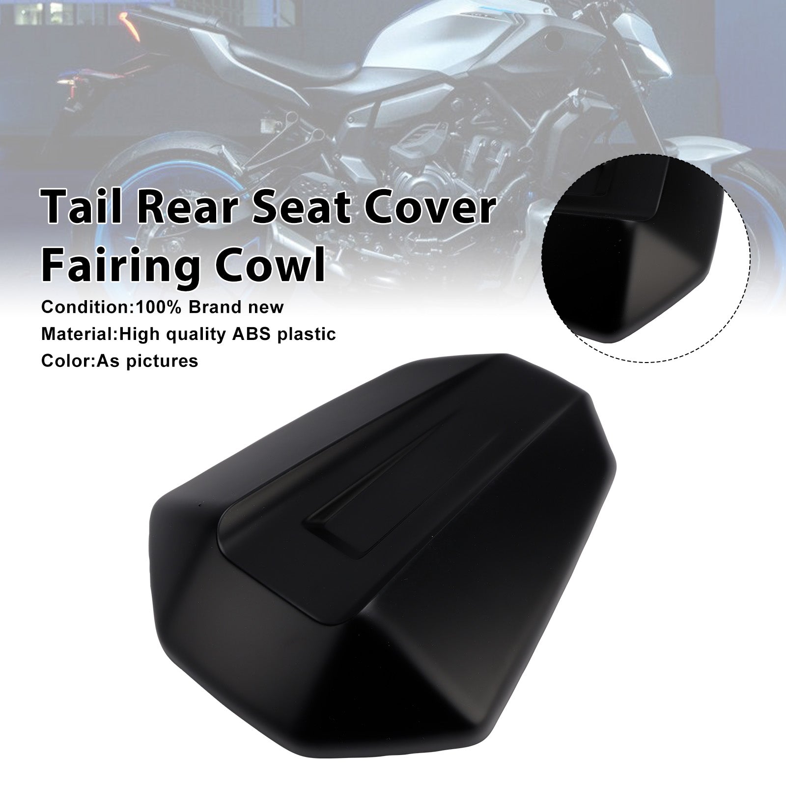 2025-2026 Yamaha MT-07 MT07 Tail Rear Seat Cover Fairing Cowl