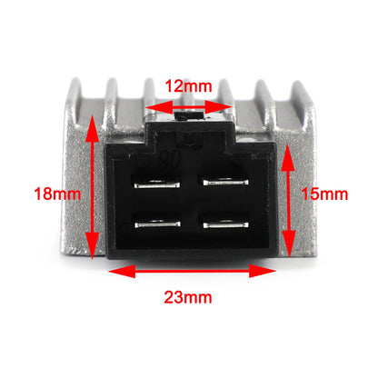 12v 4pin Voltage Regulator Rectifier For GY6 QMB139 50cc-150cc Scooter Moped ATV Generic