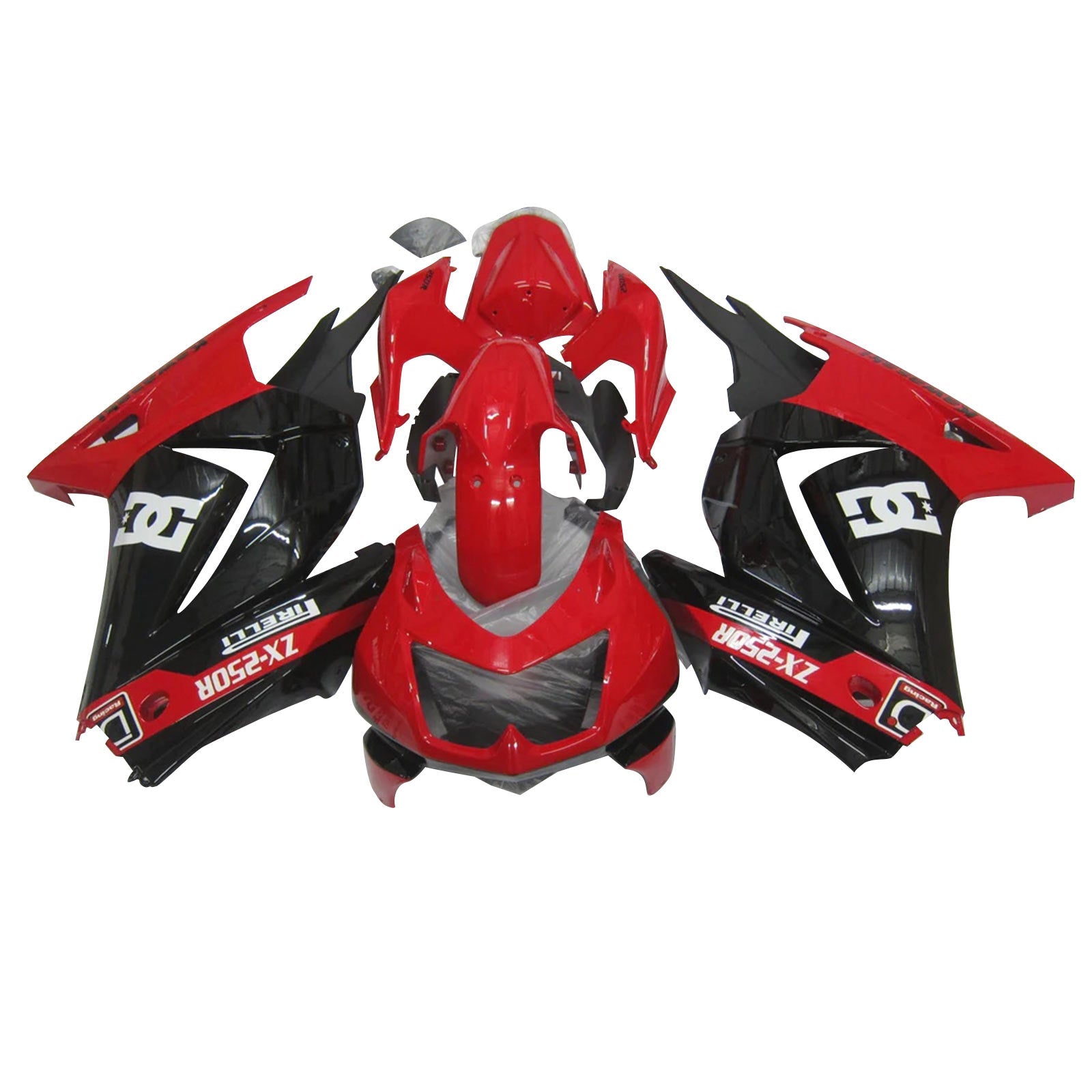 2008-2012 Kawasaki EX250 Ninja250R Injection Fairing Kit Bodywork Plastic ABS