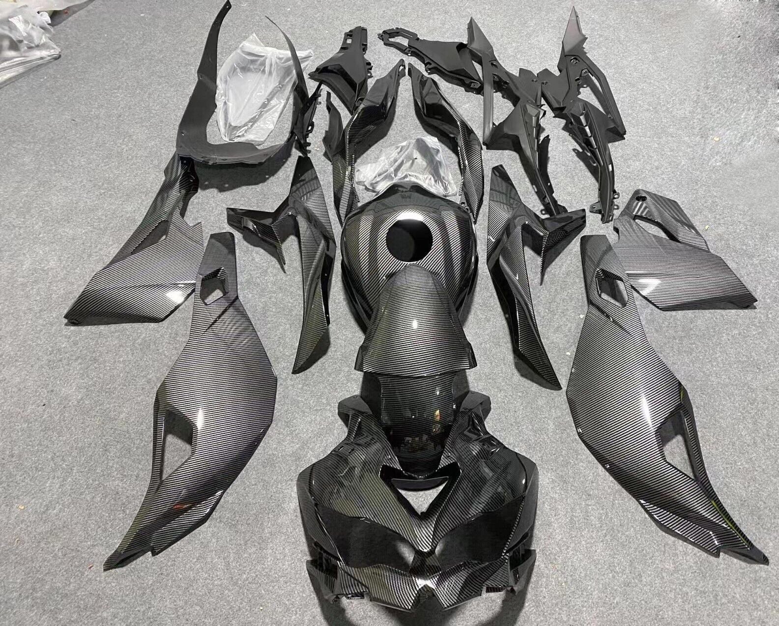 2019-2025 Kawasaki Ninja ZX-25R Amotopart Injection Fairing Kit Bodywork ABS #104