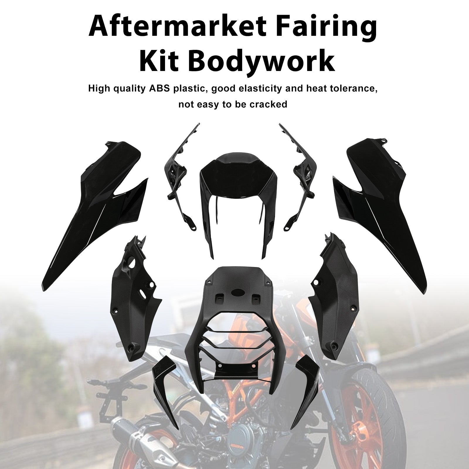 Injection Bodywork Fairing Kit for 390 DUKE 2017-2023