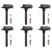 2018-2021 Jeep Wrangler 3.6L 6pcs Ignition Coil+Spark Plug UF807 0221504038 68223569AB