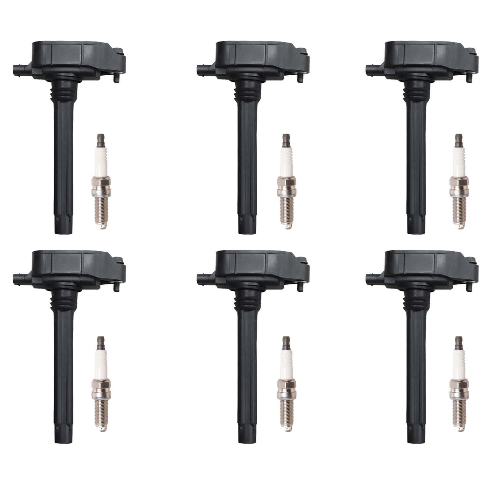 2020-2021 Jeep Gladiator 3.6L 6pcs Ignition Coil+Spark Plug UF807 0221504038 68223569AB