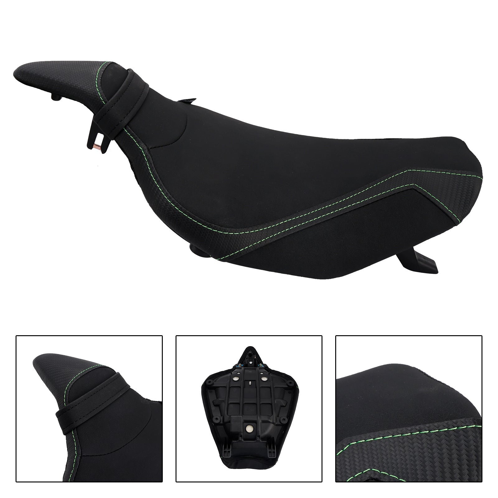 2014-2025 For Kawasaki Z1000 2024 For Kawasaki Z1000 Front Driver Raider Seat Pillion Saddle Green2 Red