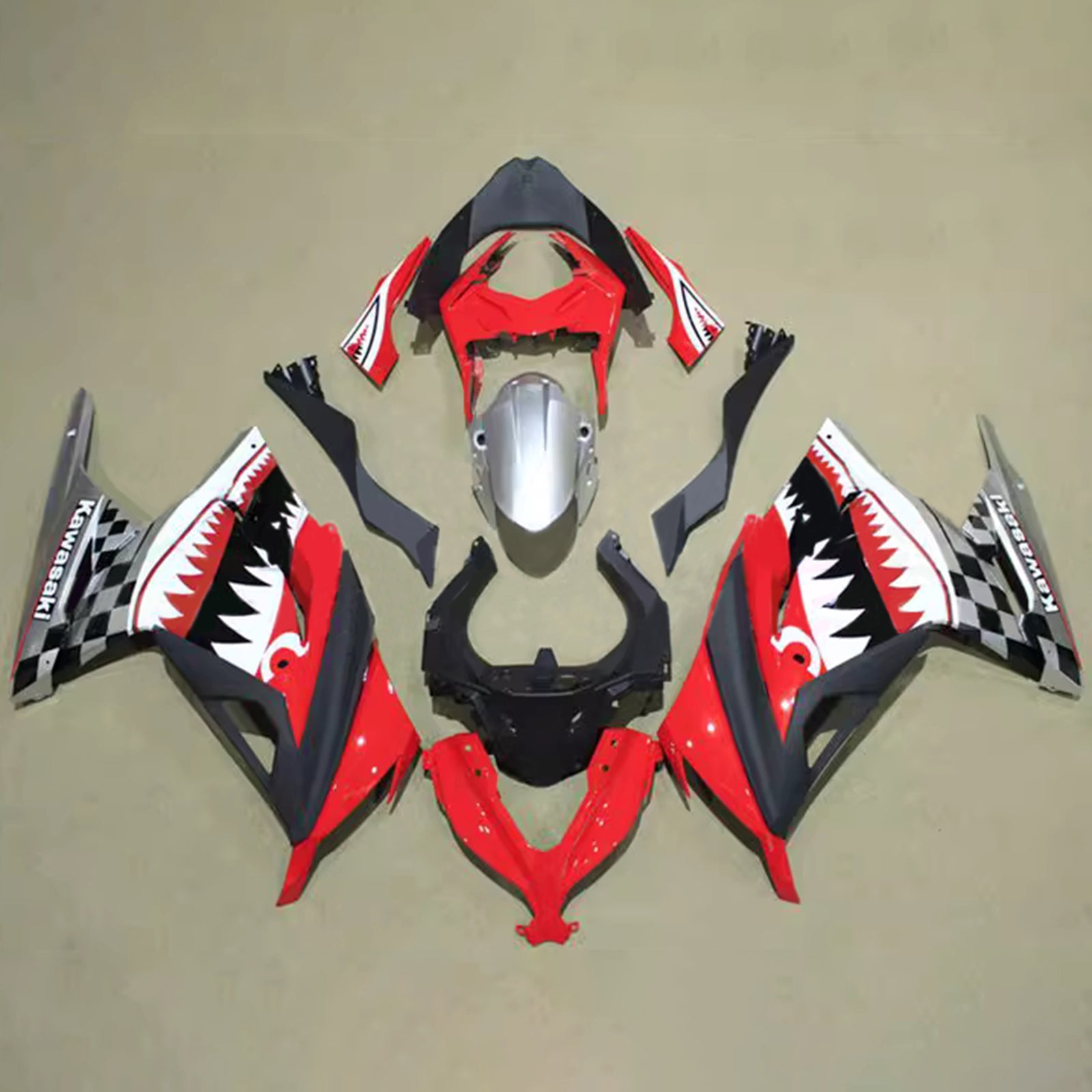 Injection Fairing Kit Bodywork Plastic ABS fit For Kawasaki EX300 Ninja300 2013-2024