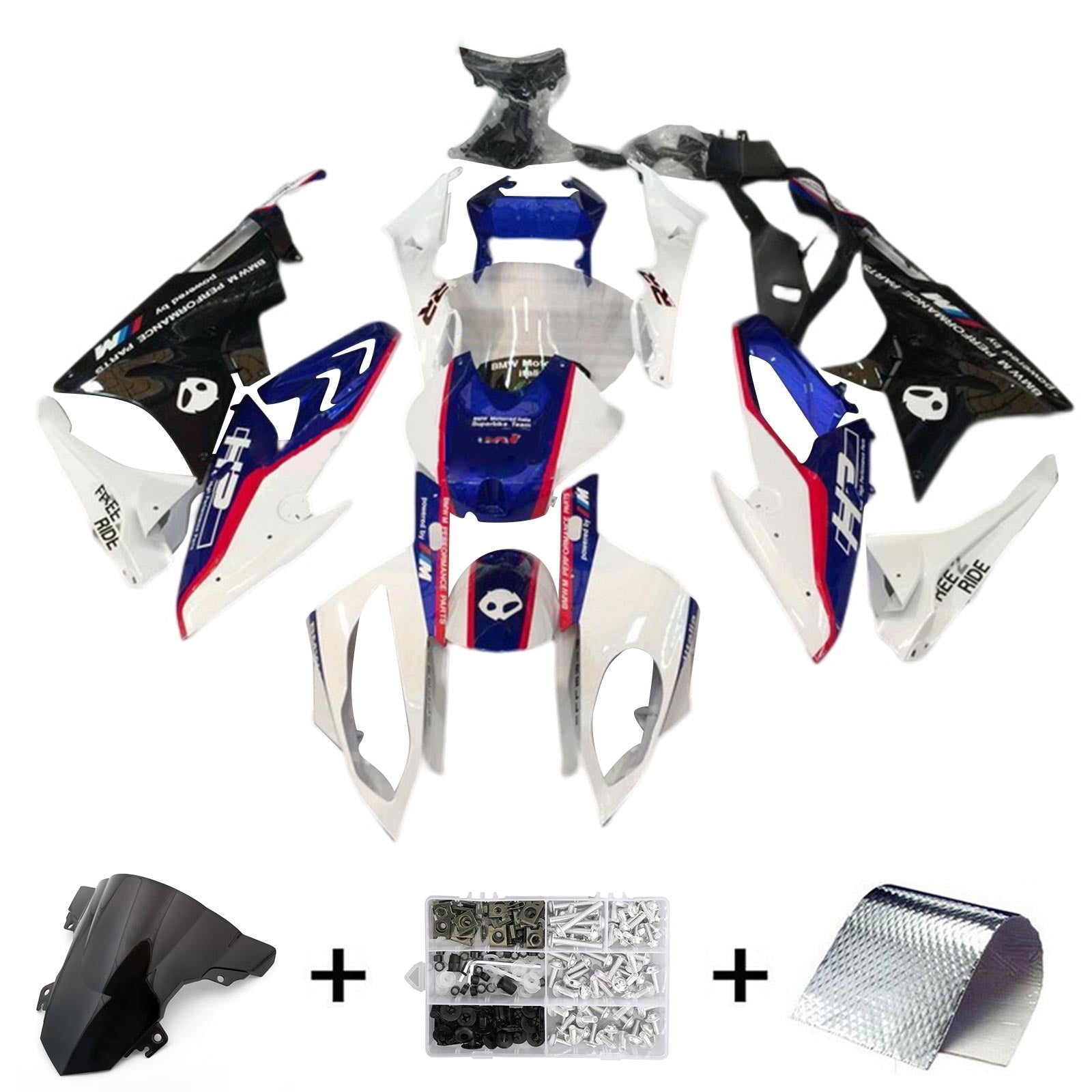 2017-2018 BMW S1000RR Fairing Kit Bodywork Plastic ABS