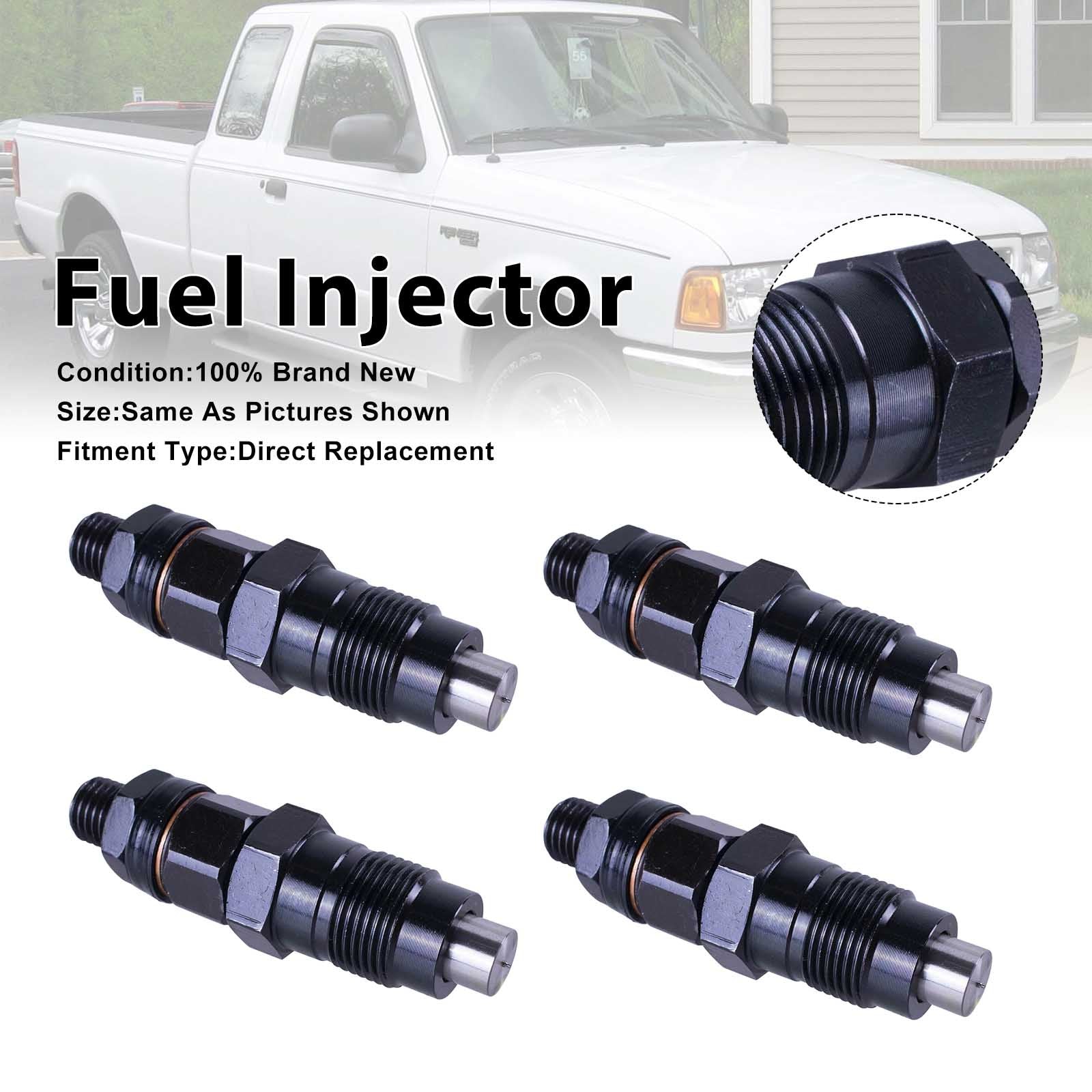 4Pcs Fuel Injector For Ford Courier For Mazda B-Series 99-05 105078-0111