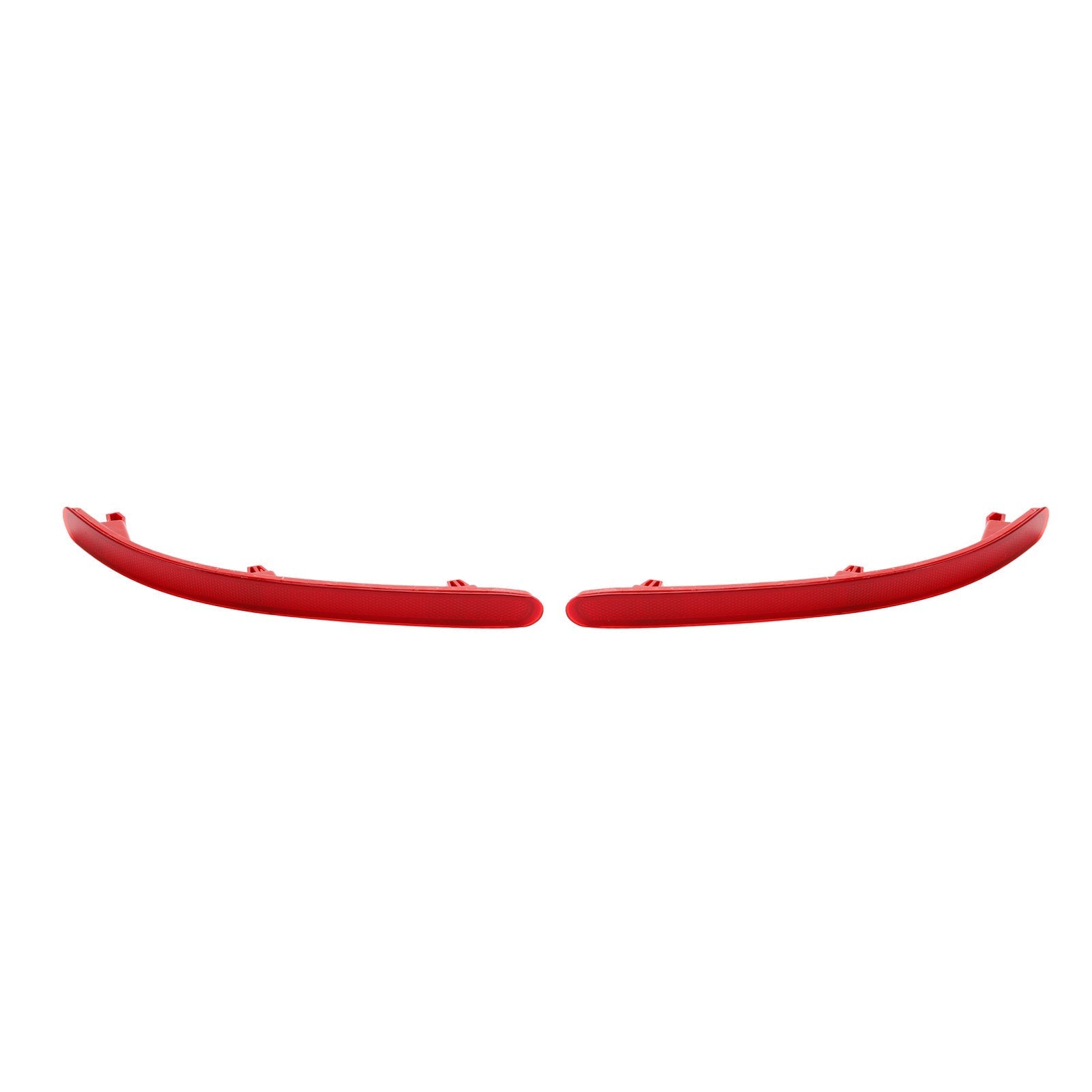 VW Touareg 7L 2002-2010 L+R Pair Rear Bumper Reflector W/ Red Lens No Light