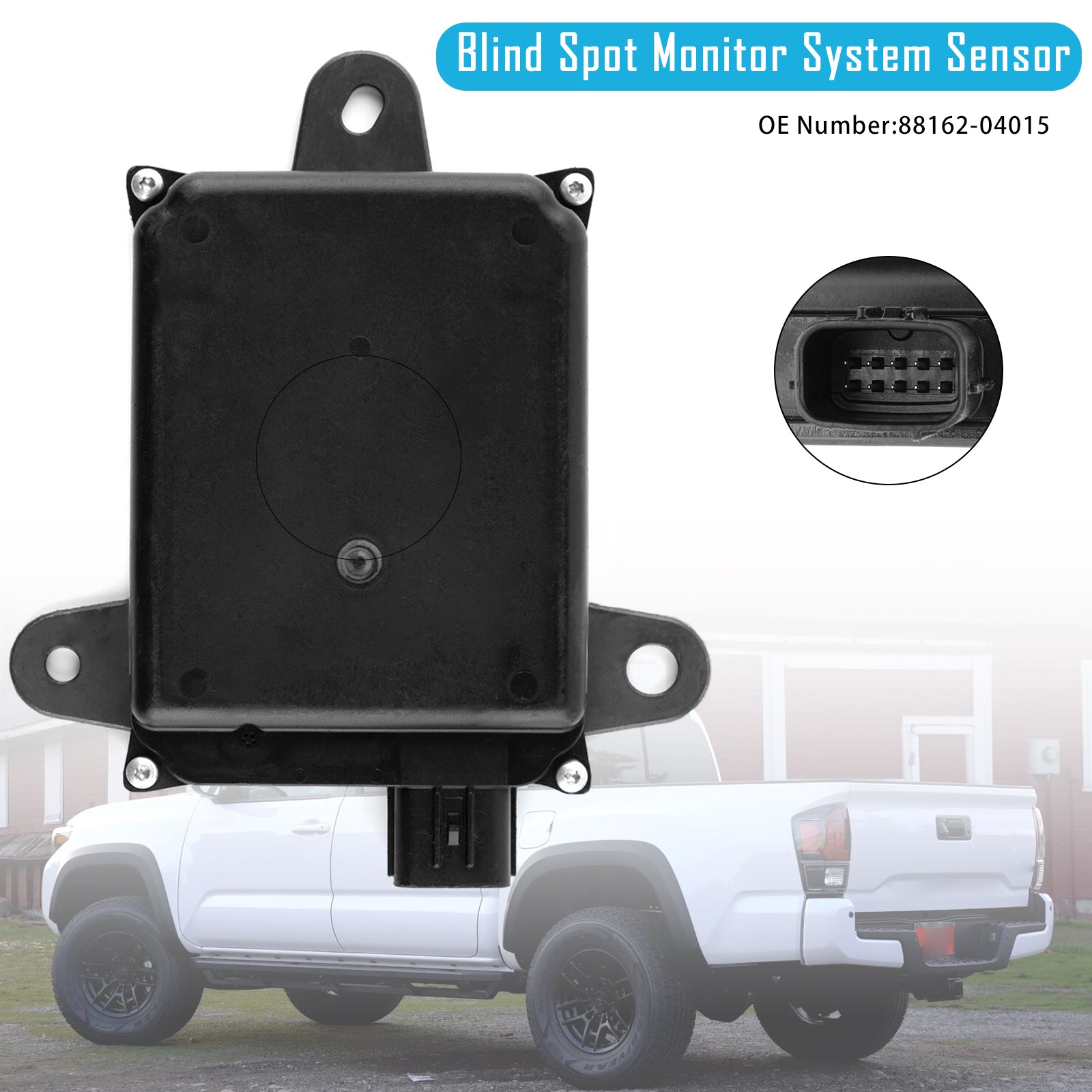 2016-2021 Toyota Tacoma Rear Blind Spot Monitor System Sensor 88162-04015