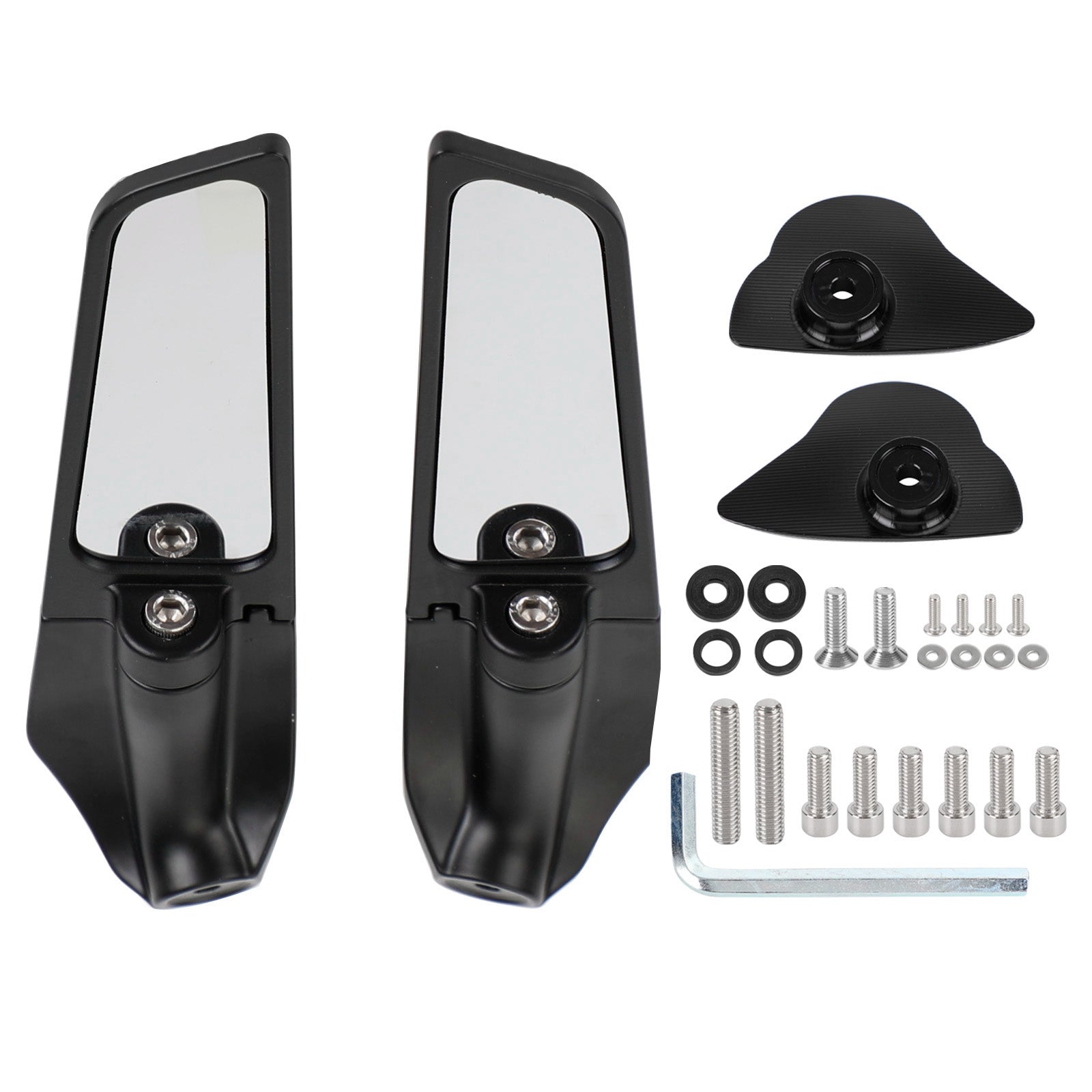 2021-2022 Yamaha YZF-R7 Swivel Wing Fin Rearview Mirrors