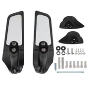 2017-2021 Yamaha YZF-R6 Swivel Wing Fin Rearview Mirrors