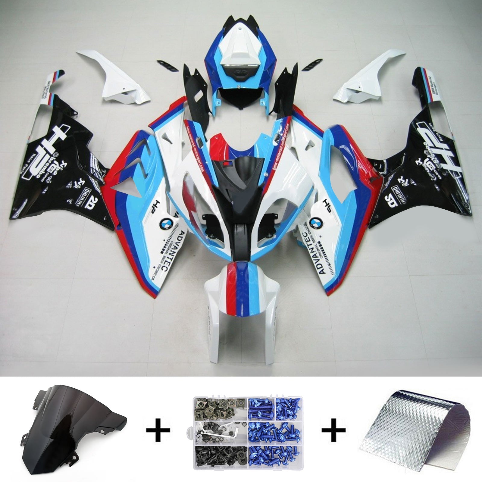 2015-2016 BMW S1000RR Fairing Kit Bodywork Plastic ABS Generic