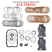 0C8 TR80SD Transmission Master Rebuild Kit Overhaul For AUDI Q7 3.0L 4.2L 09-14