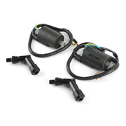 1965-1974 Honda CB450K Ignition Coil+Spark Plug Caps 30500-292-672 Generic