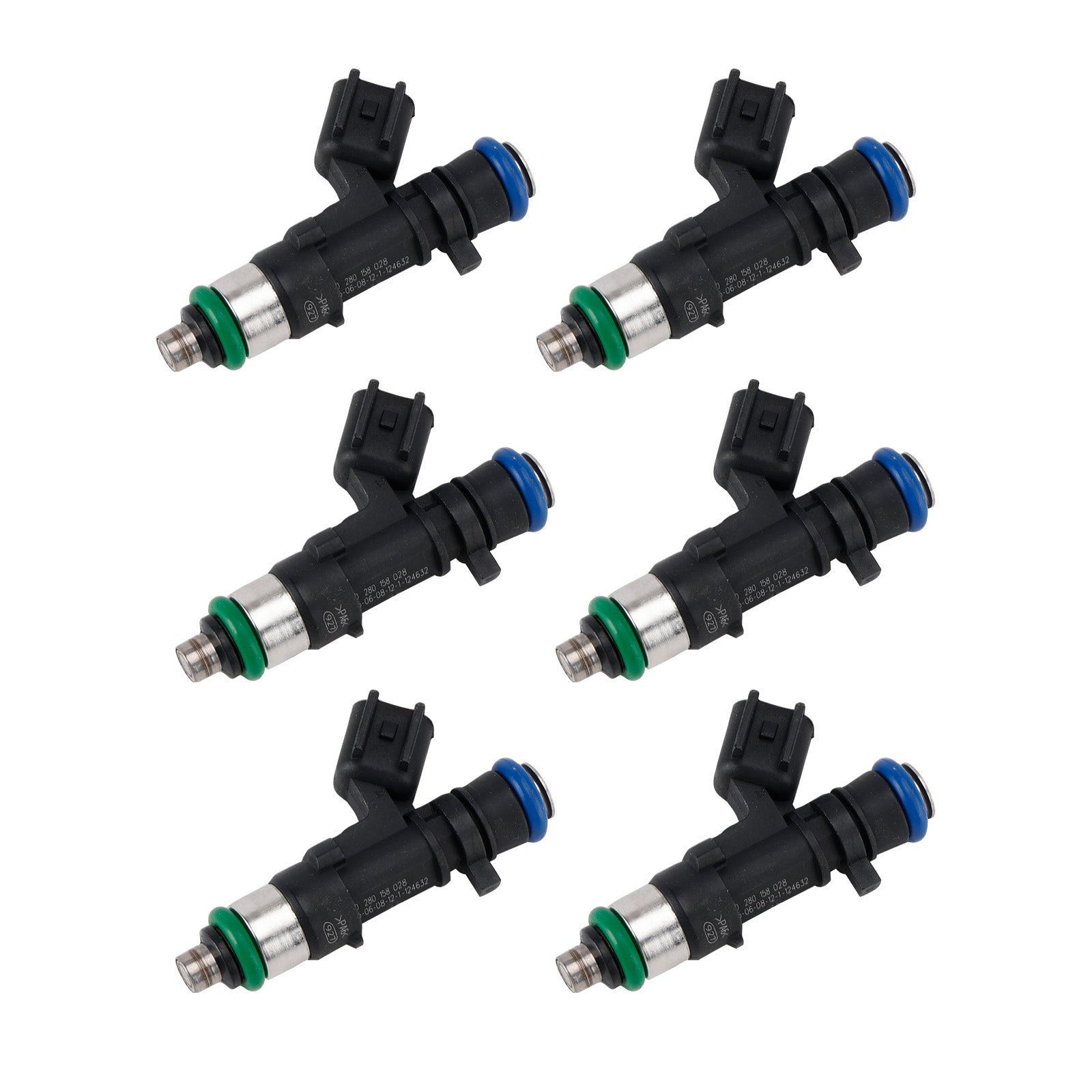 6Pcs Fuel Injector For Chrysler 300M 2004 Dodge Nitro 2007-2011 0280158028