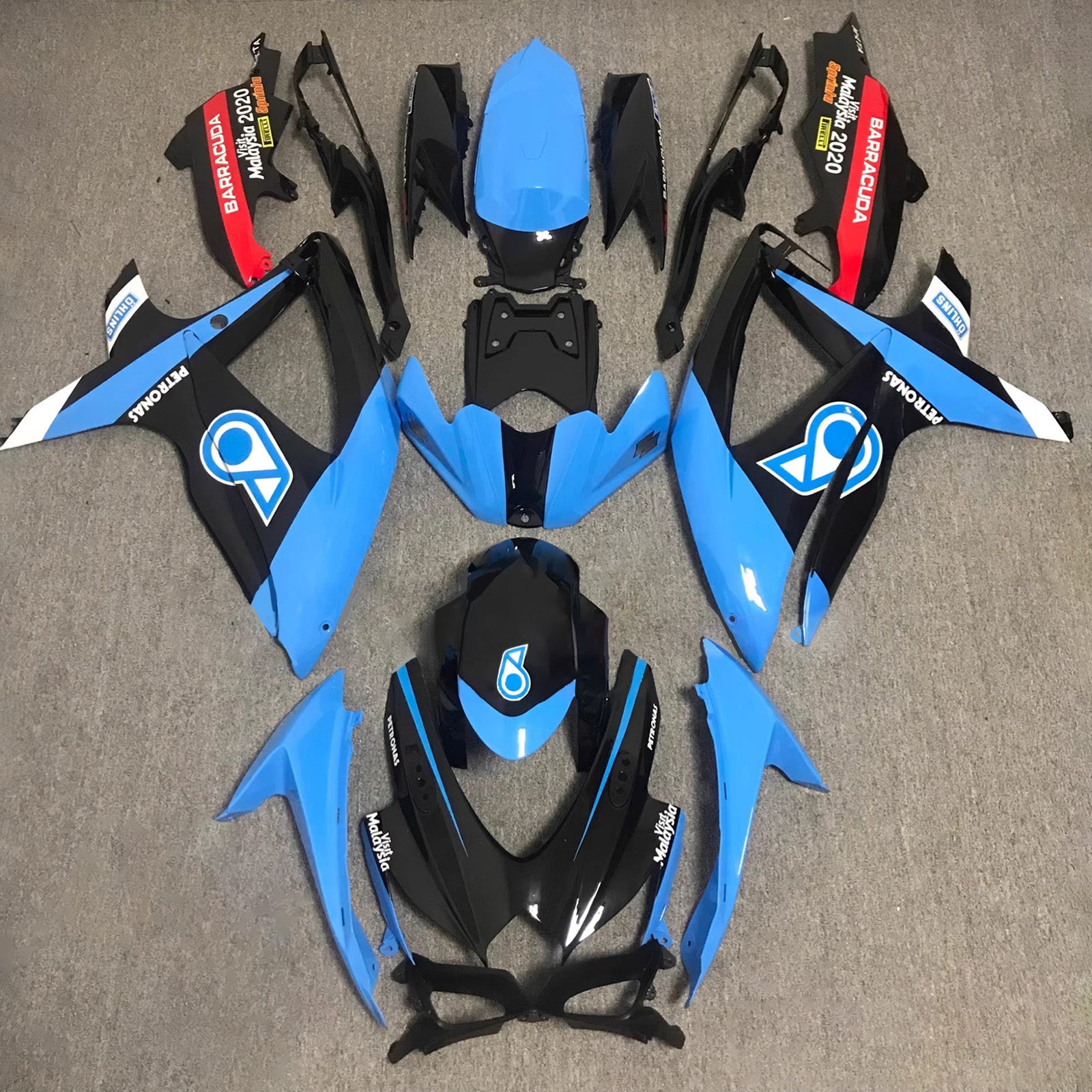 Injection Fairing Kit Bodywork Plastic ABS For Suzuki GSXR 600/750 2008-2010 K8