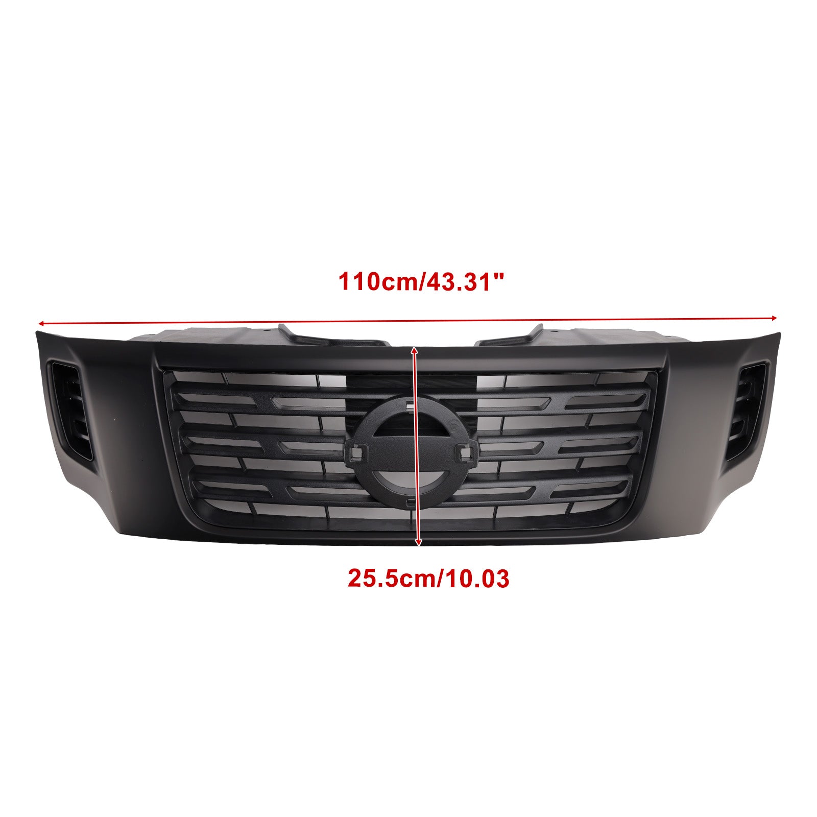 2015-2020 Per Nissan Navara NP300 D23 Black Front Bumper Grill Grille