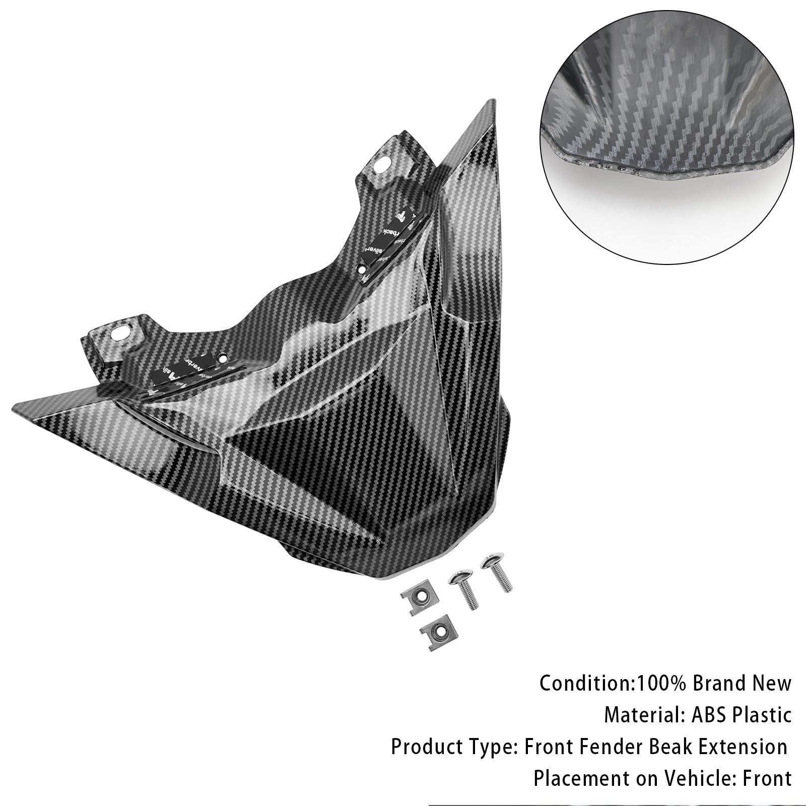 2023-2024 Honda ADV 160 Front Beak Extension Nose Panel Fairing